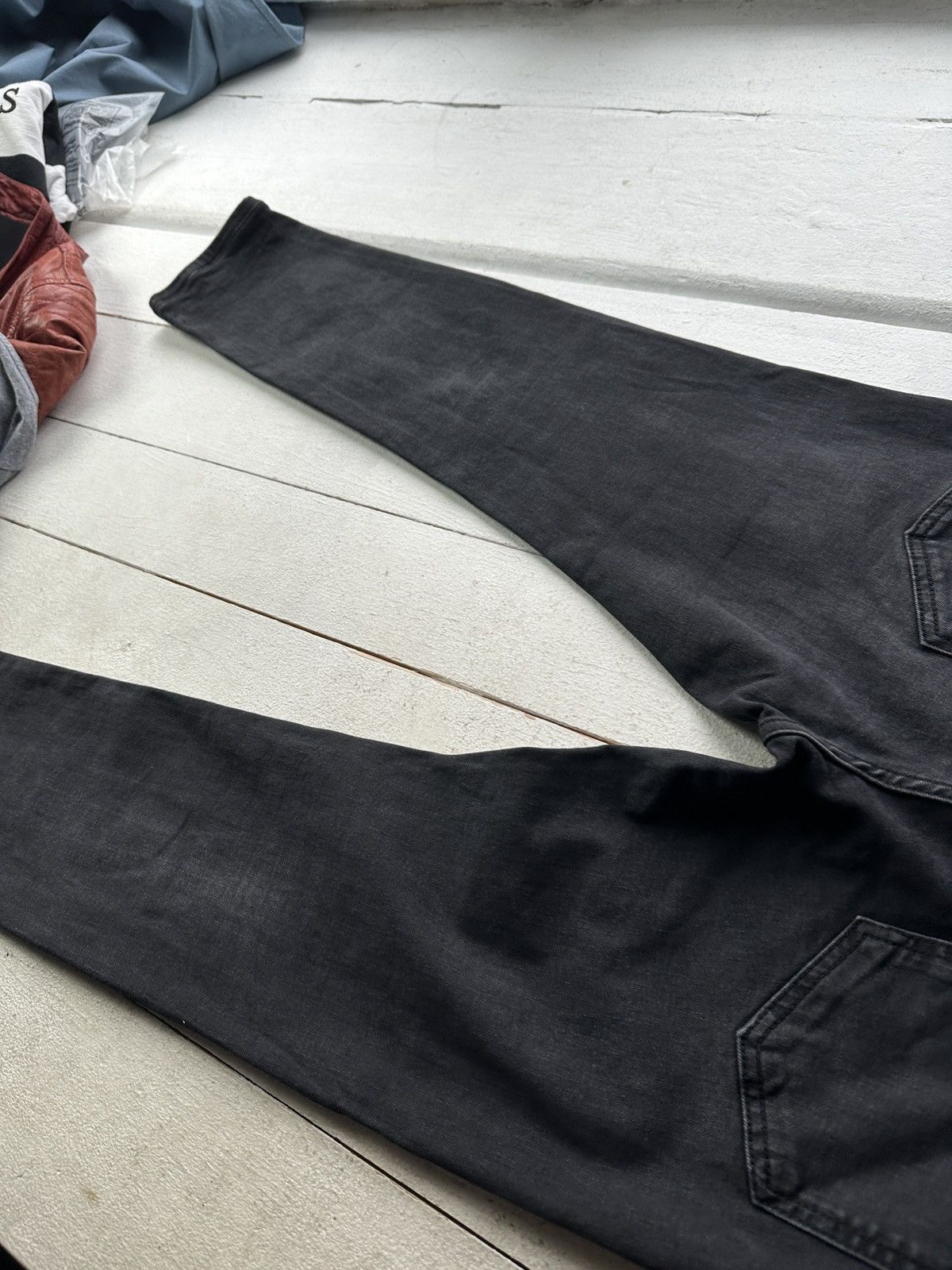 Dsquared2 🚨PUNK DSQUARED2 OPIUM SKINNY 96 BLUE MENS JEANS Y2k BIKER Size US 35 - 10 Thumbnail