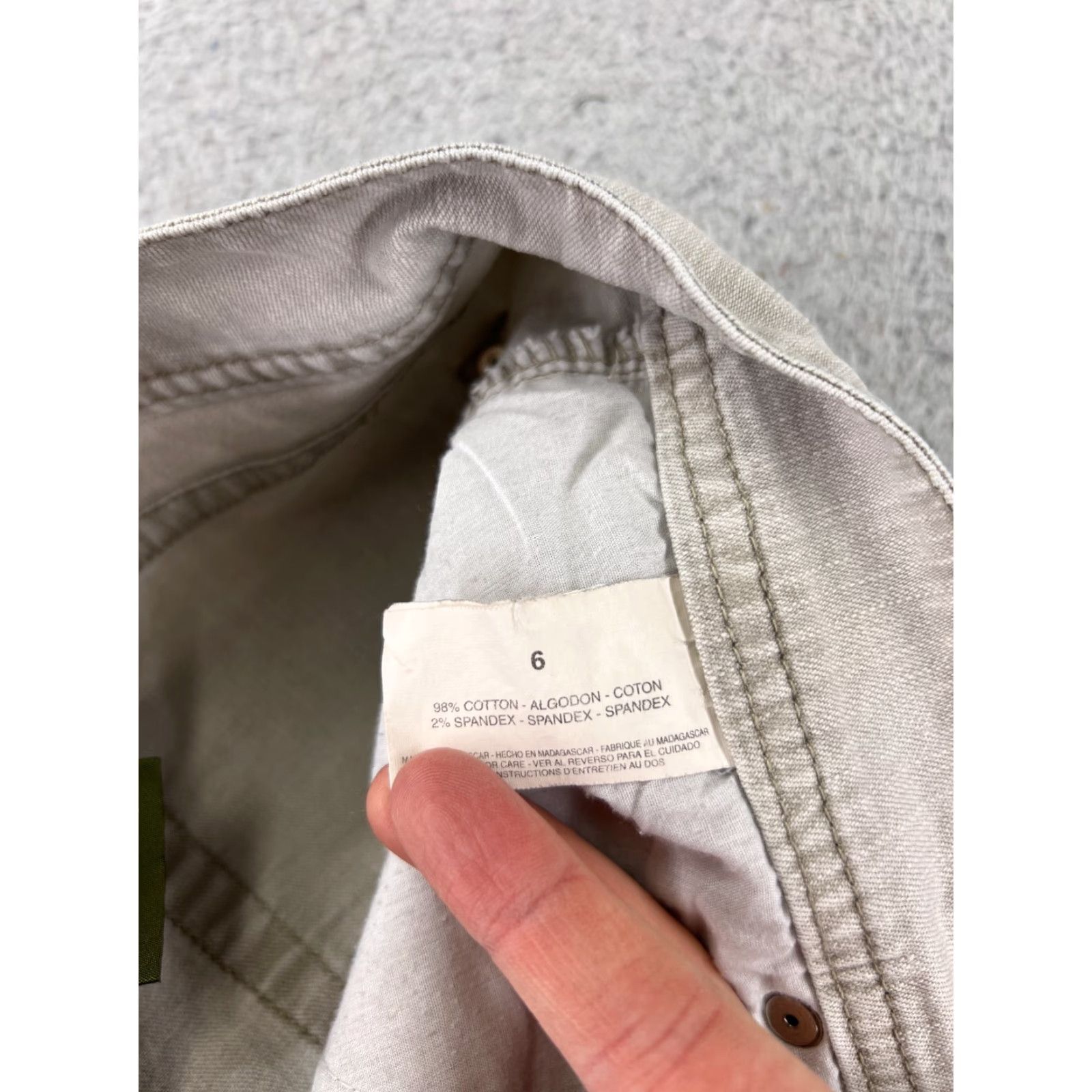 Vintage Jeanstar Jeans Womens 6 Beige Denim Flare Low Rise 27x30 Cotton Blend 5-Pocket Design Vintage No 90s Southwestern Womens Jeans Flared Size 28" / US 6 / IT 42 - 4 Thumbnail