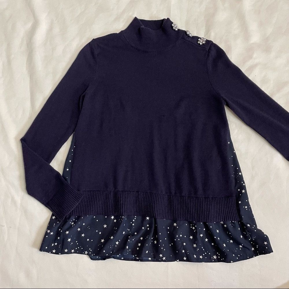 Kate Spade New Broome Street Kate Spade Night Sky Mixed Media Blue Swe Size XS / US 0-2 / IT 36-38 - 6 Thumbnail