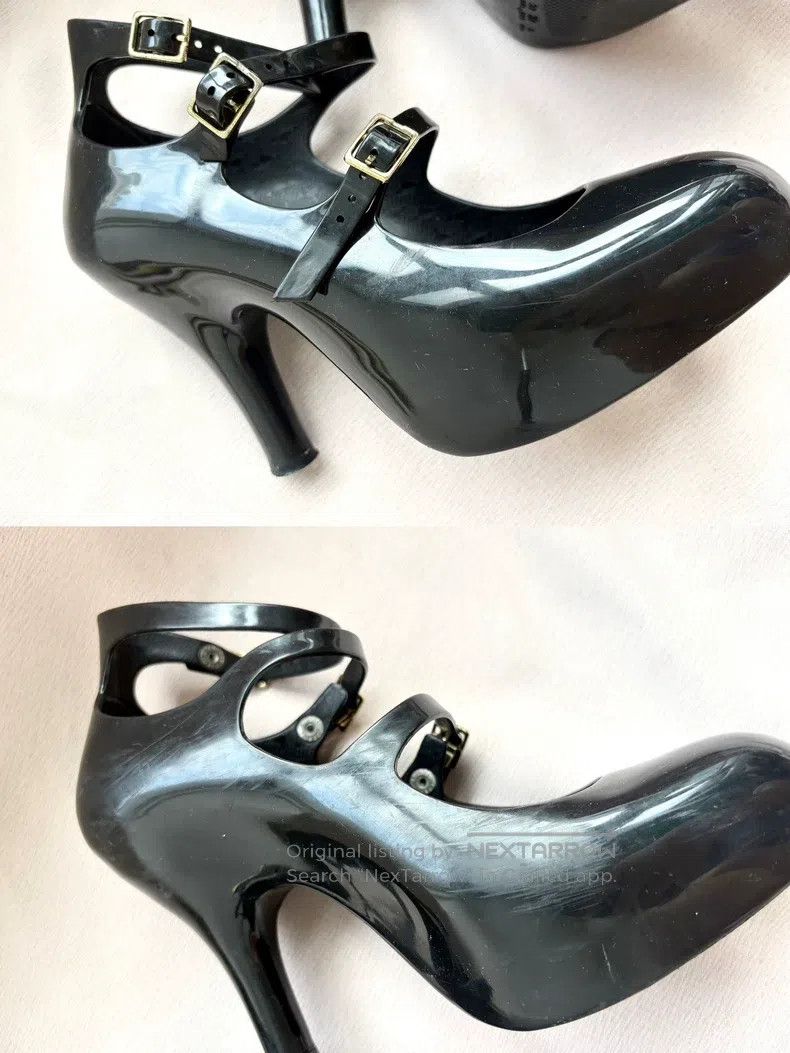 Vivienne Westwood Vivienne Westwood Black Mary Jane Jelly Heel High Heels Size US 8.5 / IT 38.5 - 8 Thumbnail
