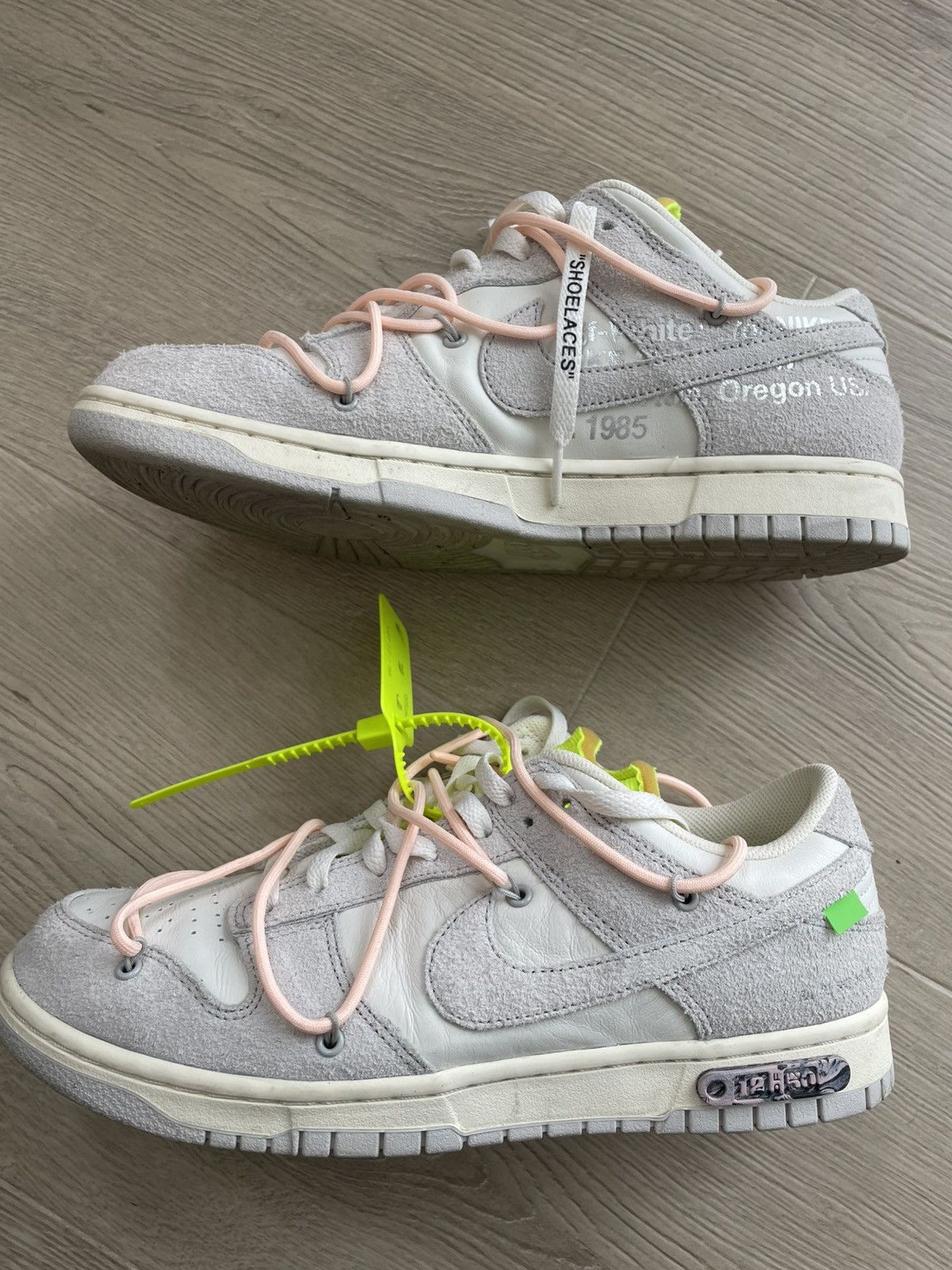 Nike × Off-White Nike X OFF-WHITE Dunk Lot 12 Size US 10 / EU 43 - 2 Thumbnail