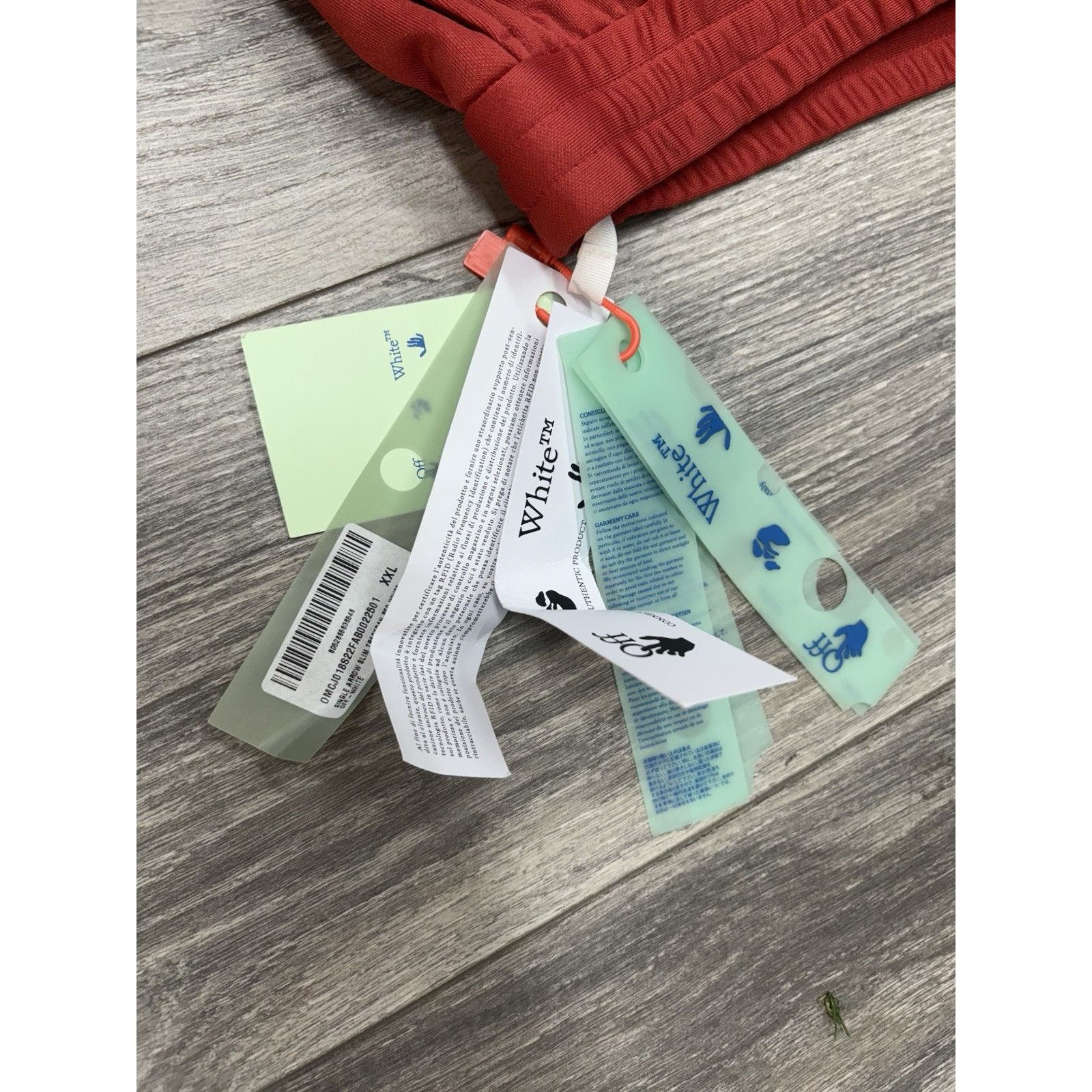 Off-White Off-White Single Arrow Slim Trackpant ' Red ' | NEW! Size US 41 - 20 Thumbnail