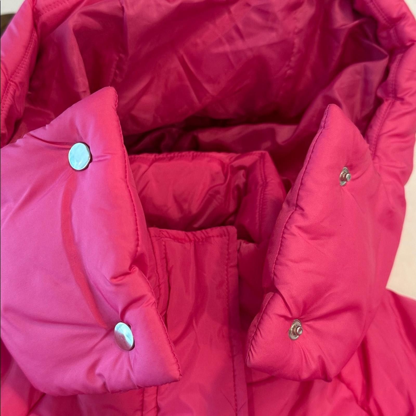 Other Culture Couture Pink Puffer Coat detachable hood SZ Med Size M / US 6-8 / IT 42-44 - 8 Thumbnail