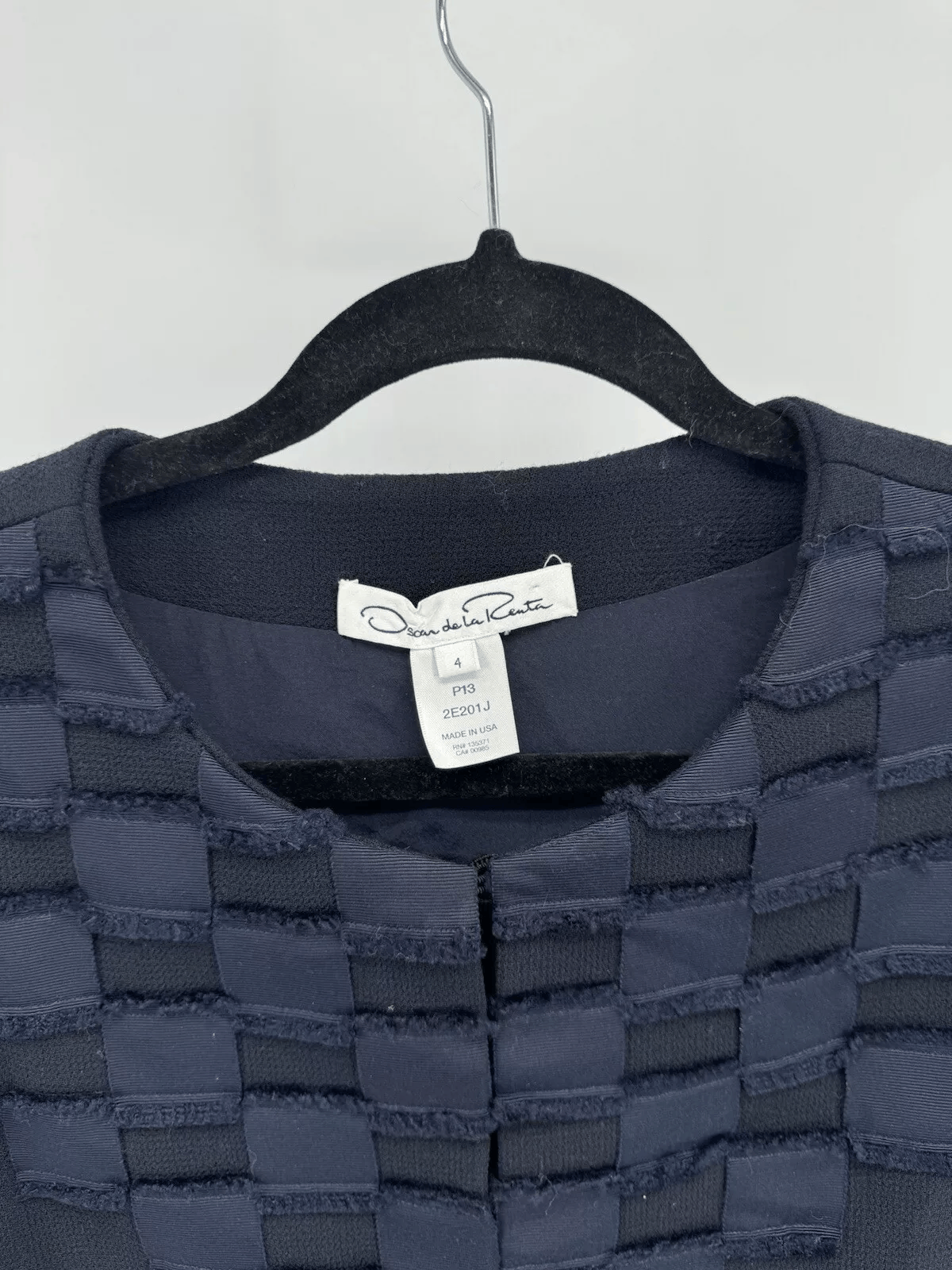 Oscar De La Renta Oscar de la Renta 2013 Plaid Print Evening Jacket Size S US4 Size S / US 4 / IT 40 - 8 Thumbnail