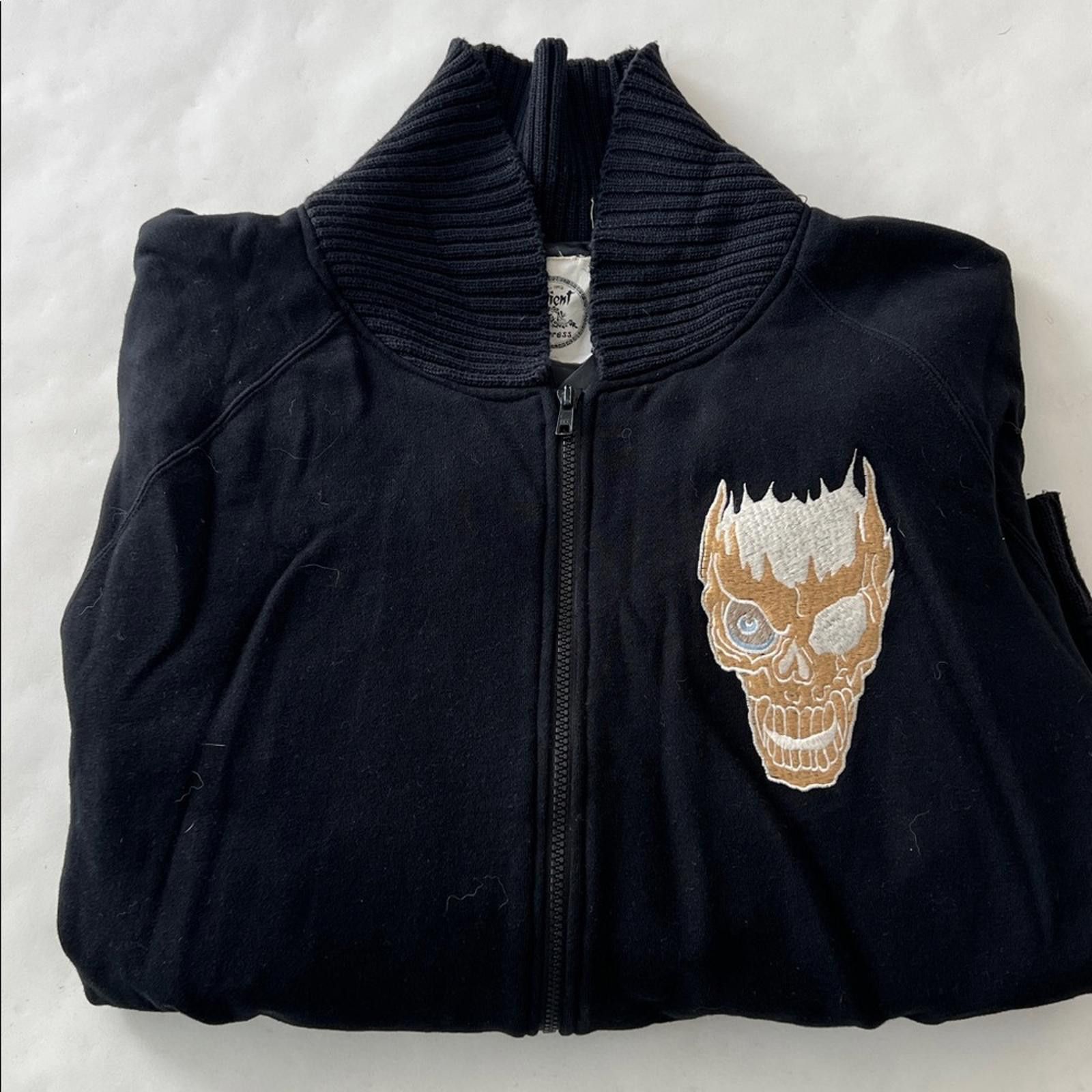 Other Orient Express Skull Sukajan Vintage Japanese Bomber Jacket Size US XL / EU 56 / 4 - 5 Thumbnail