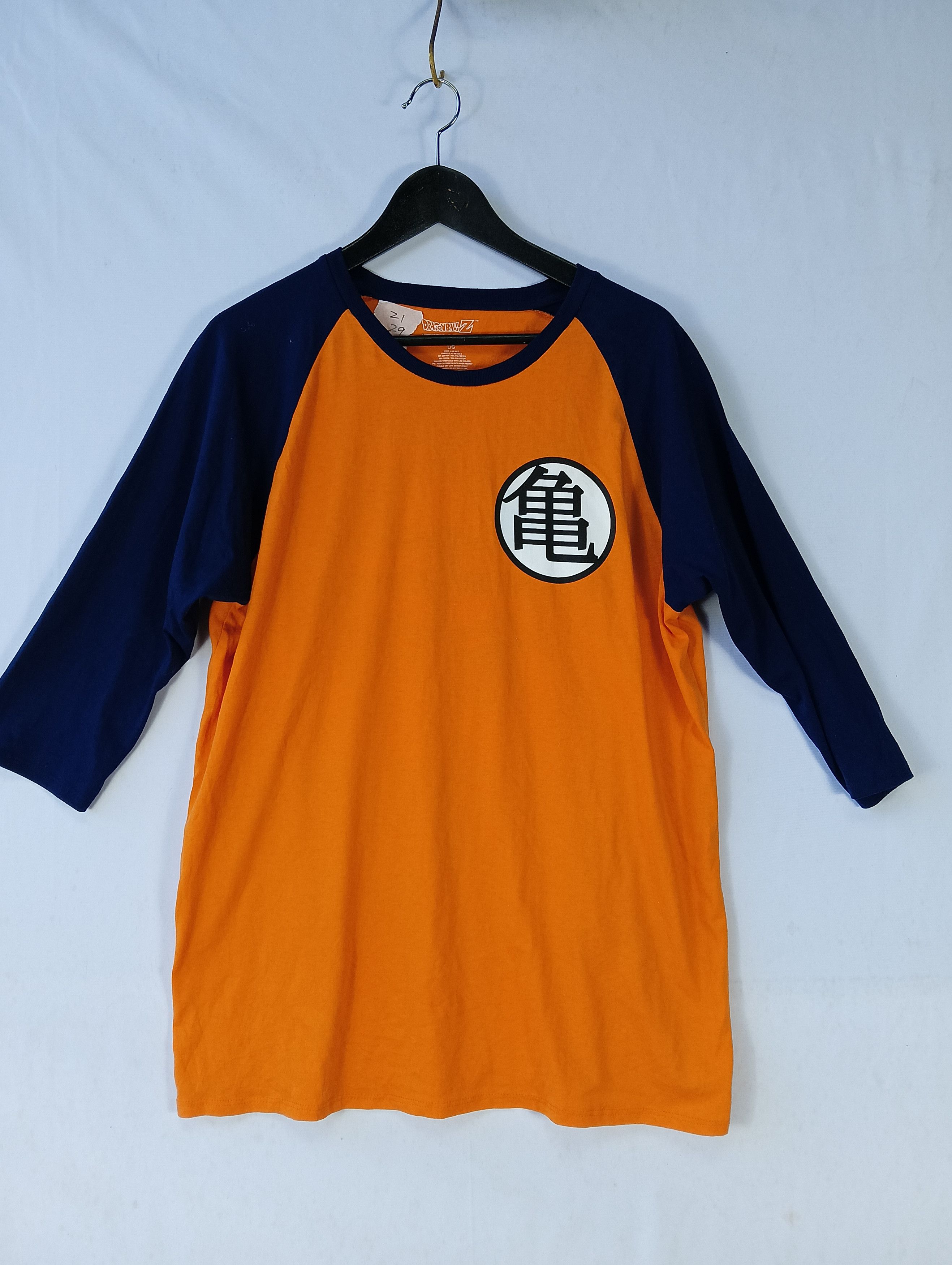 Anime dragon ball z big logo 3 quater sleeve Size US L / EU 52-54 / 3 - 2 Thumbnail