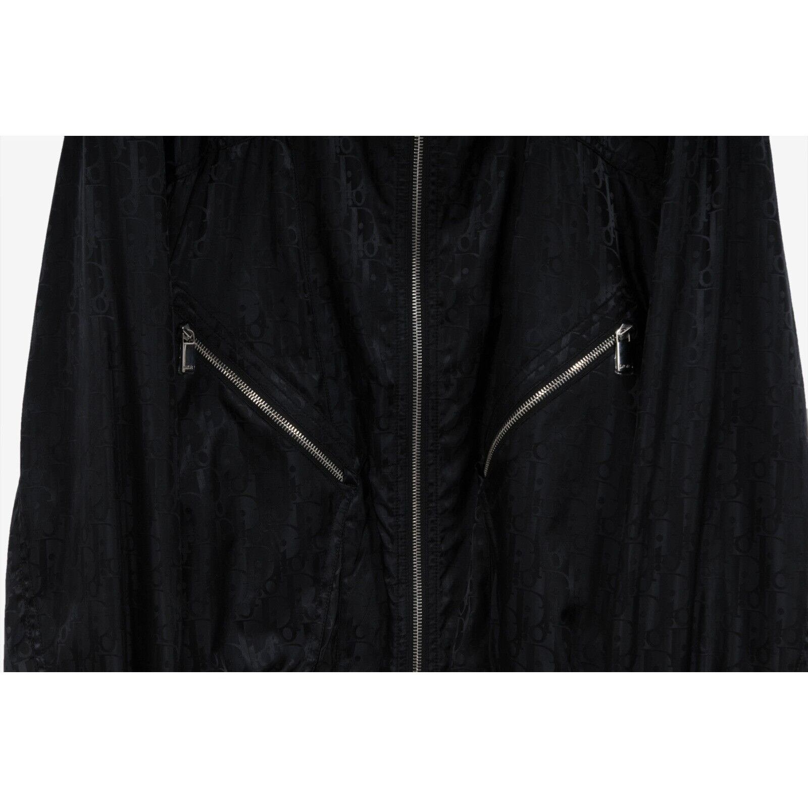 Dior Oblique Bomber Jacket Black Nylon Size US M / EU 48-50 / 2 - 3 Thumbnail