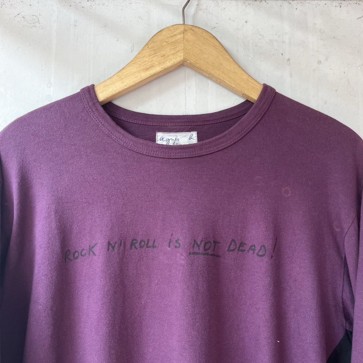 agnes b. Agnes B Rock n’ Roll Is Not Dead! Longsleve Size US L / EU 52-54 / 3 - 2 Thumbnail