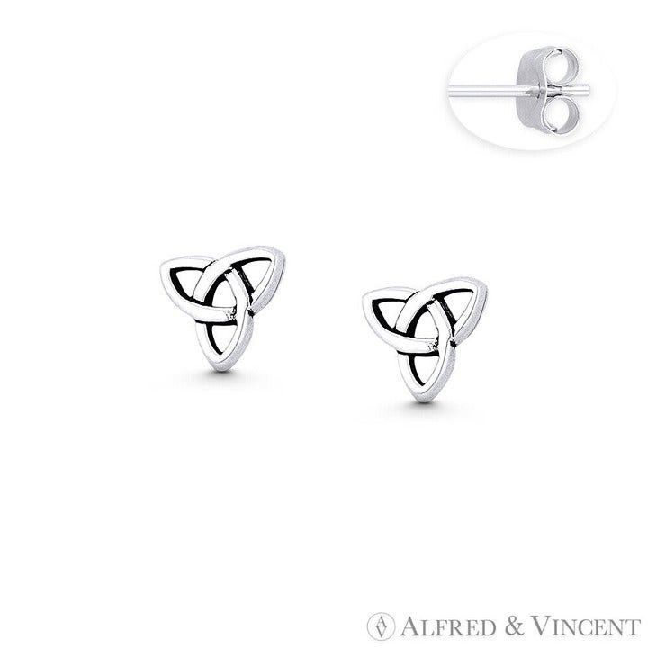 Other Trinity-Knot / Triquetra Celtic Charm Stud Earrings Size ONE SIZE - 1 Preview