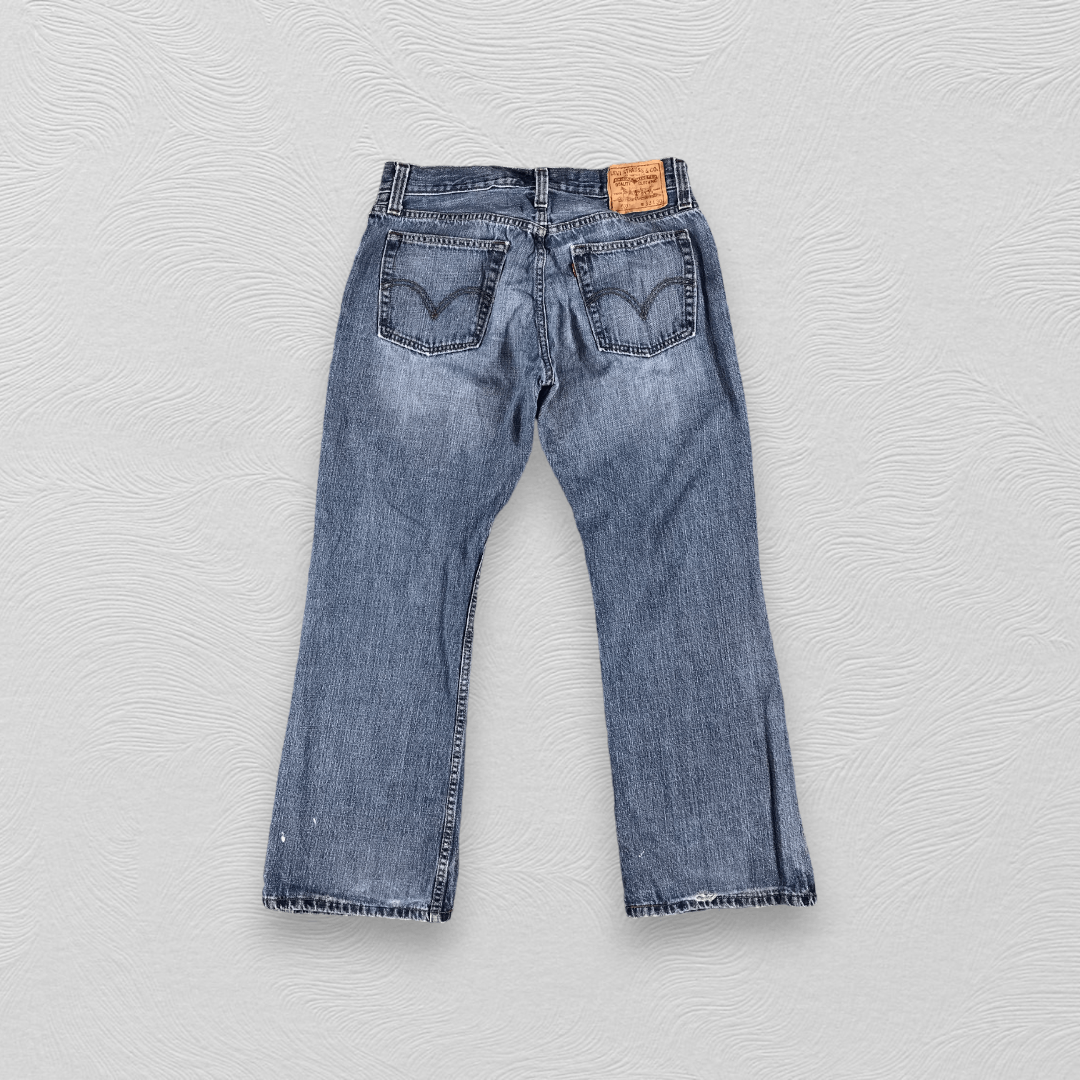Levi's Vintage Levis 527 Jeans Blue Flare Denim KJ1116 Size US 33 - 2 Thumbnail