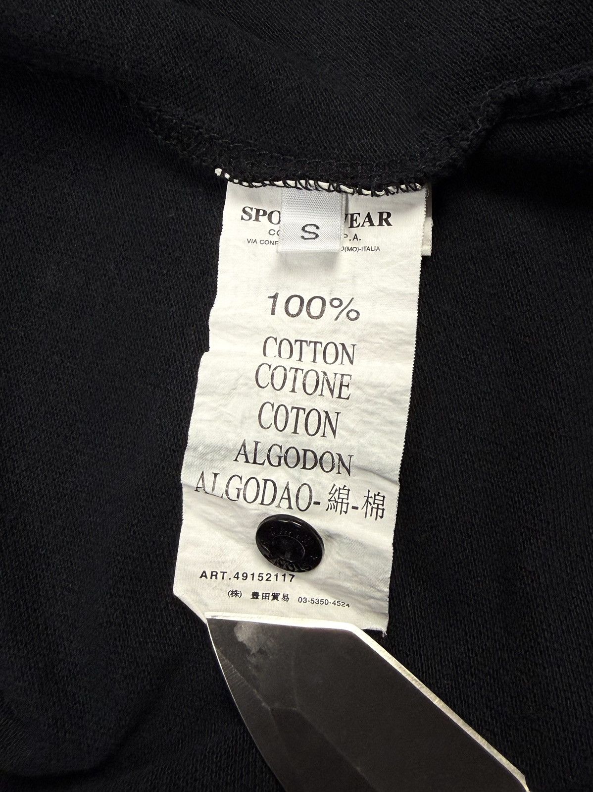 Stone Island Stone Island Vintage Long Sleeve Polo Shirt Navy S Size US S / EU 44-46 / 1 - 15 Thumbnail
