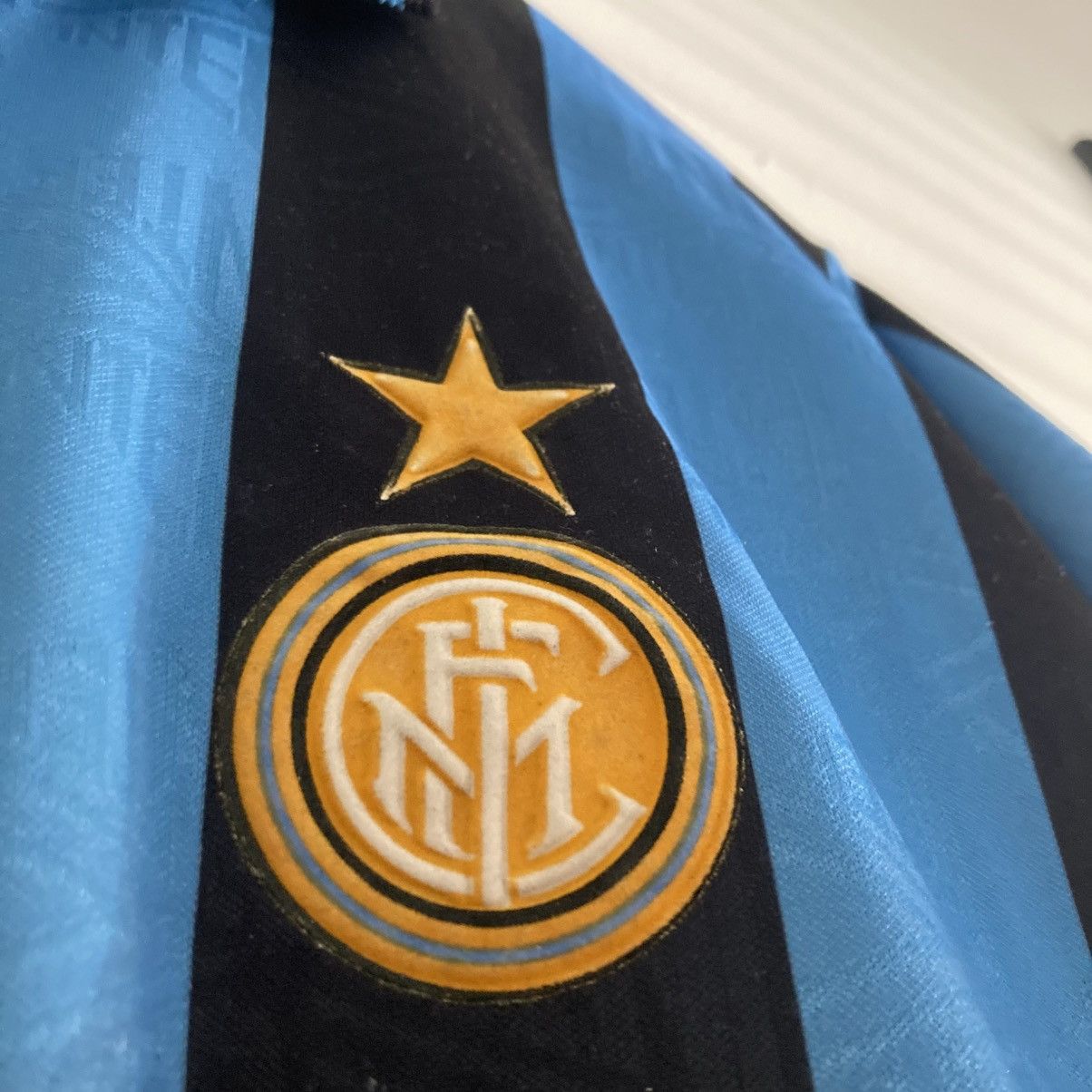 Umbro Inter Milan Vintage 1993/94 Umbro Jersey Large L Size US L / EU 52-54 / 3 - 7 Thumbnail