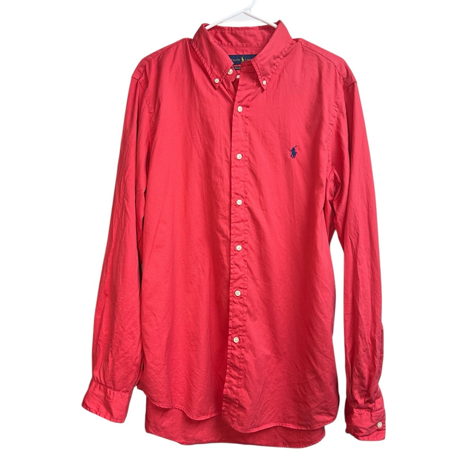 Ralph Lauren Ralph Lauren Feather Weight Twill Cotton Men's Large Salmon Size US L / EU 52-54 / 3 - 1 Thumbnail