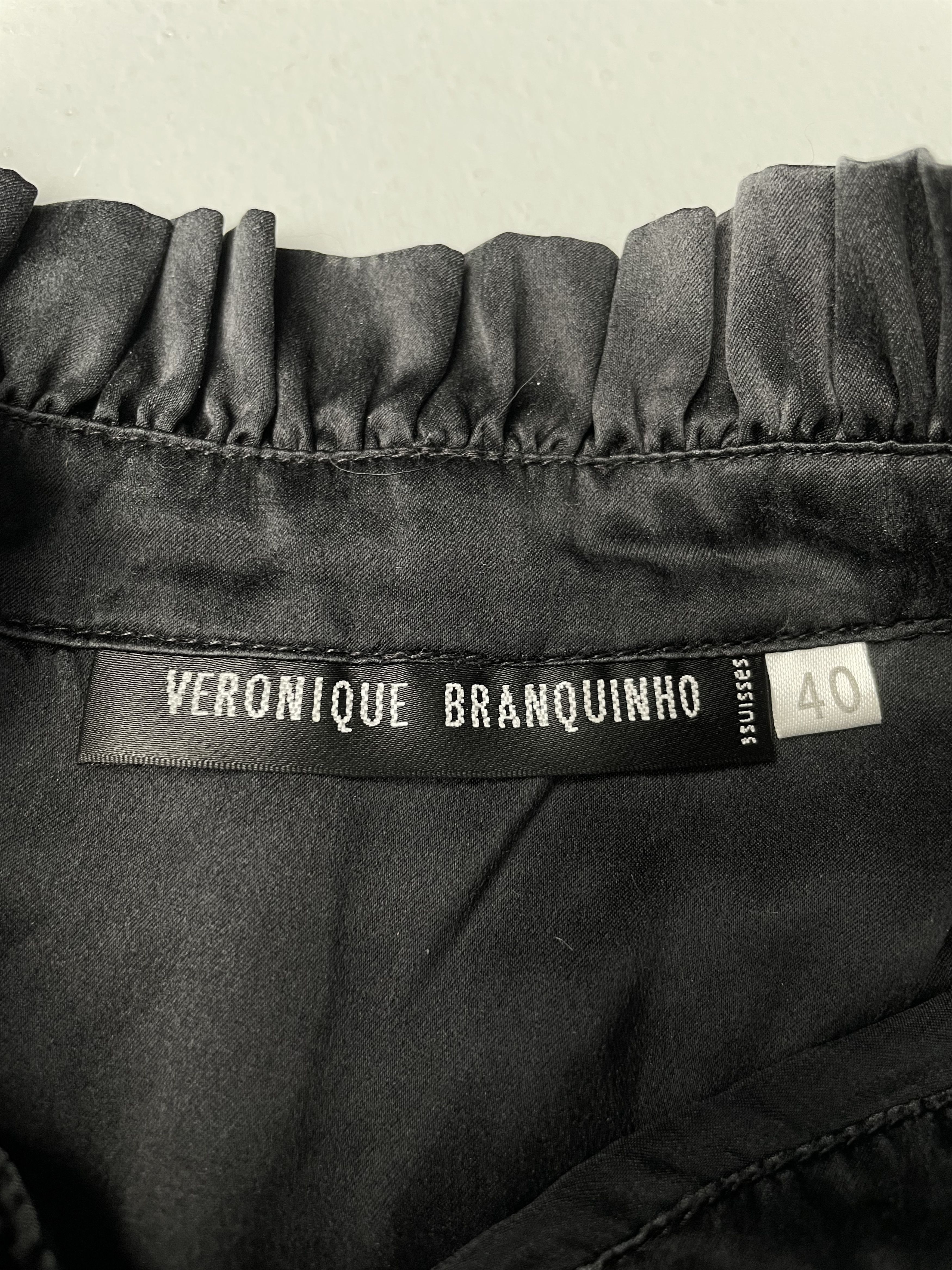 Veronique Branquinho Veronique Branquinho X 3Suisses AW09 silk edwardian blouse Size M / US 6-8 / IT 42-44 - 4 Thumbnail