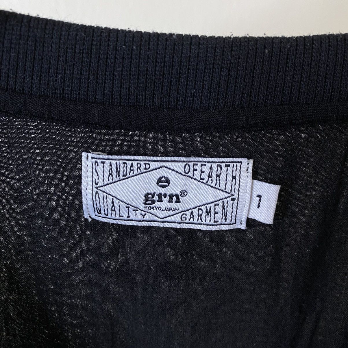 GRN GRN Tokyo Black Blank Single Pocket T Shirt Size US XL / EU 56 / 4 - 3 Thumbnail