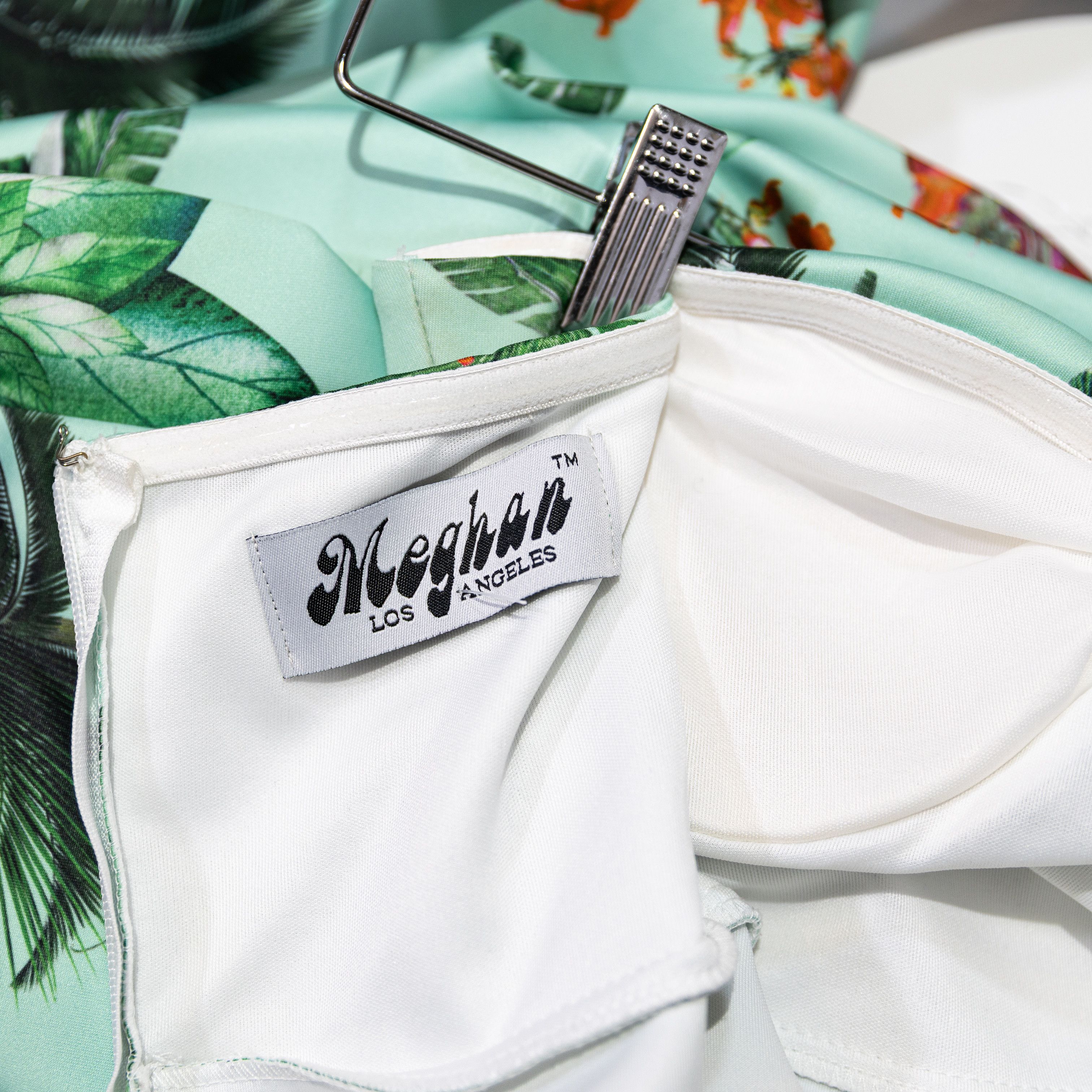Other Meghan Los Angeles Strapless Ruffle Tropical Size S / US 4 / IT 40 - 2 Thumbnail