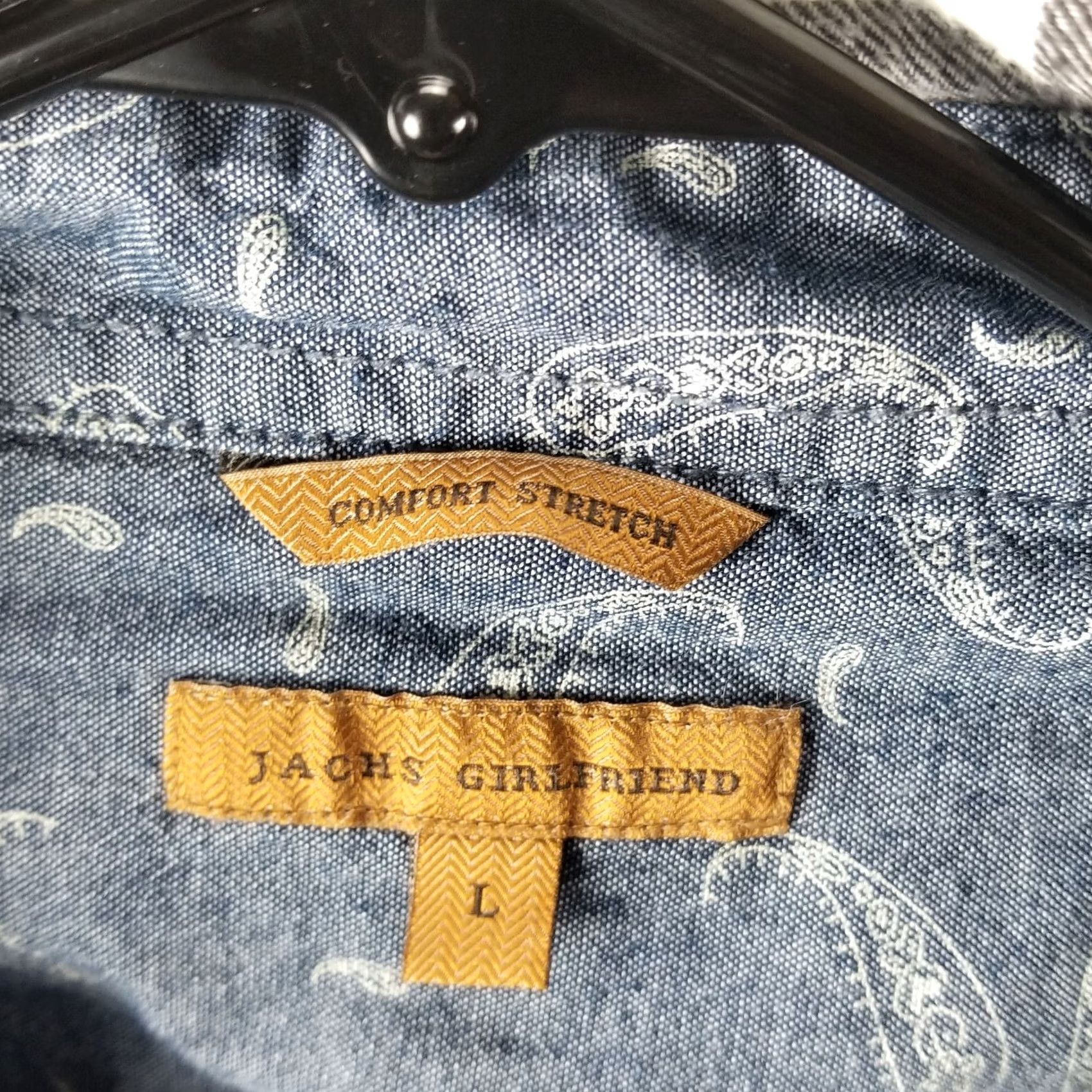 Vintage Jachs Girlfriend Flannel Shirt Women L Plaid Pearl Snap Stretch Casual Button-Up Size L / US 10 / IT 46 - 3 Thumbnail