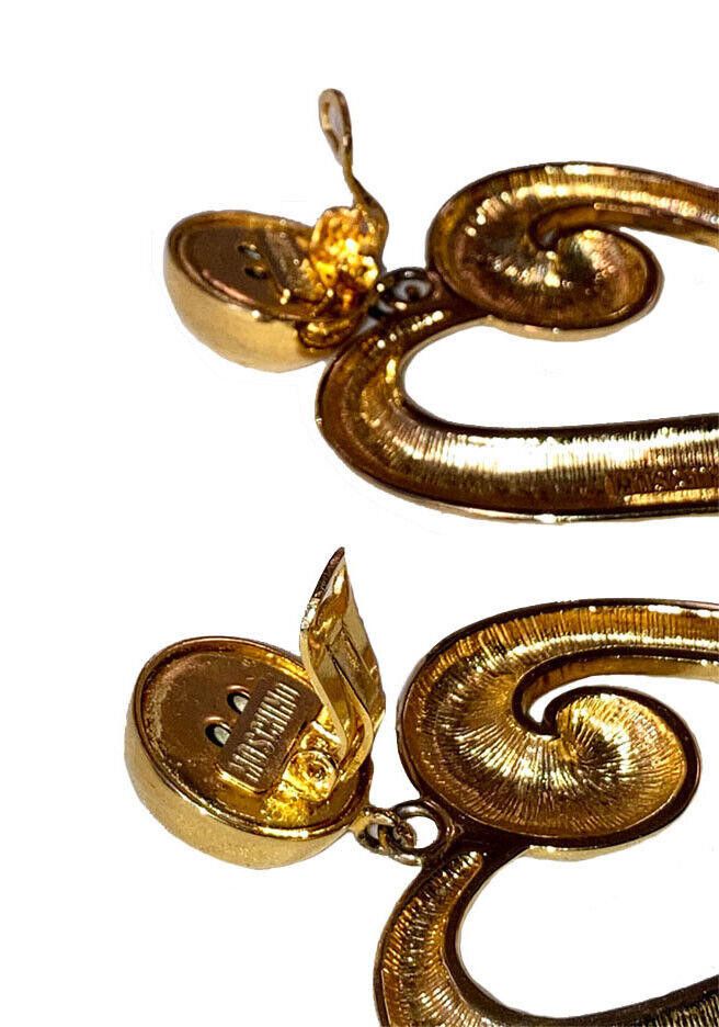Moschino Runway Moschino Massive Heart Cut Out Earrings Size ONE SIZE - 5 Thumbnail