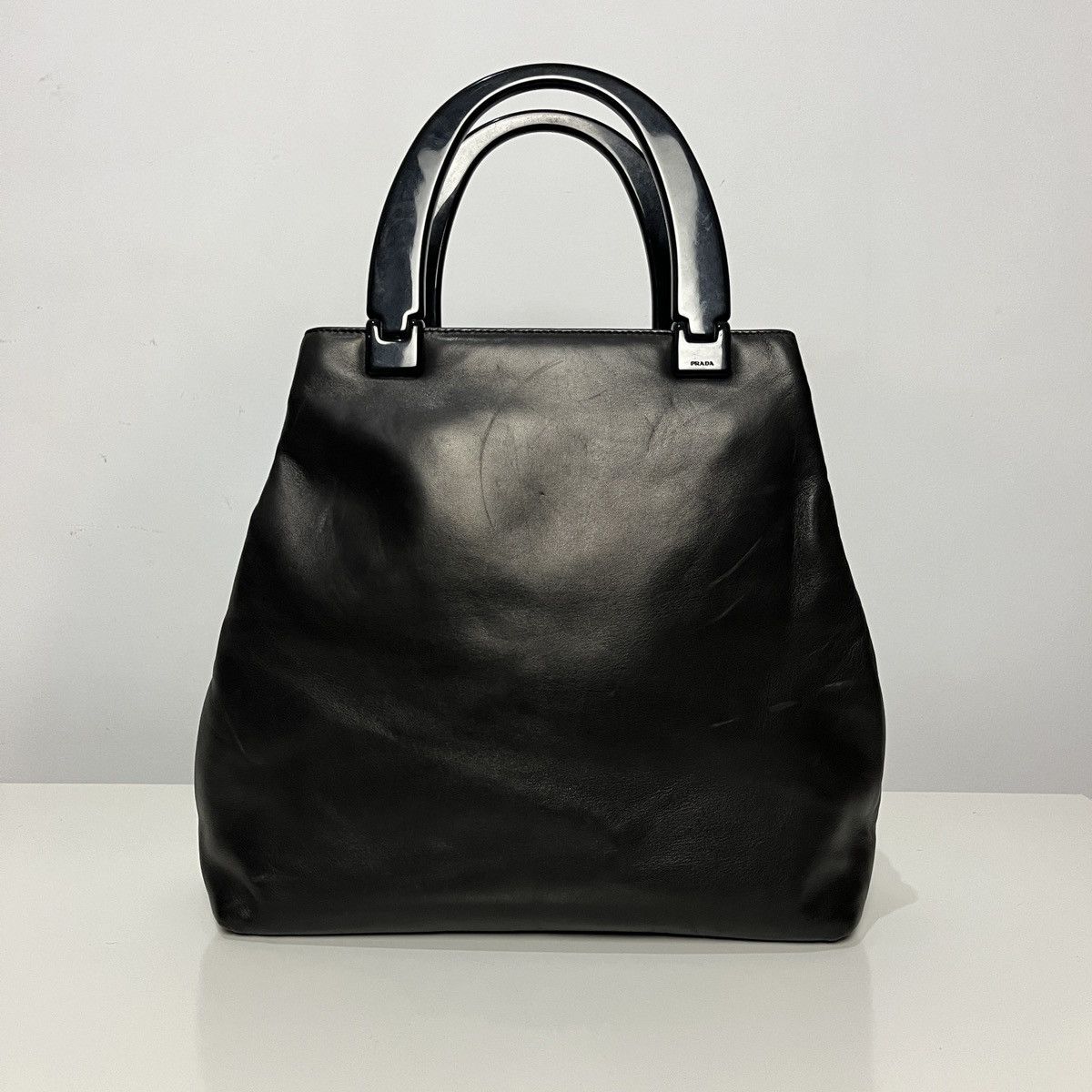 Prada Vintage Prada Nappa Leather Hand-Bag Size ONE SIZE - 8 Thumbnail