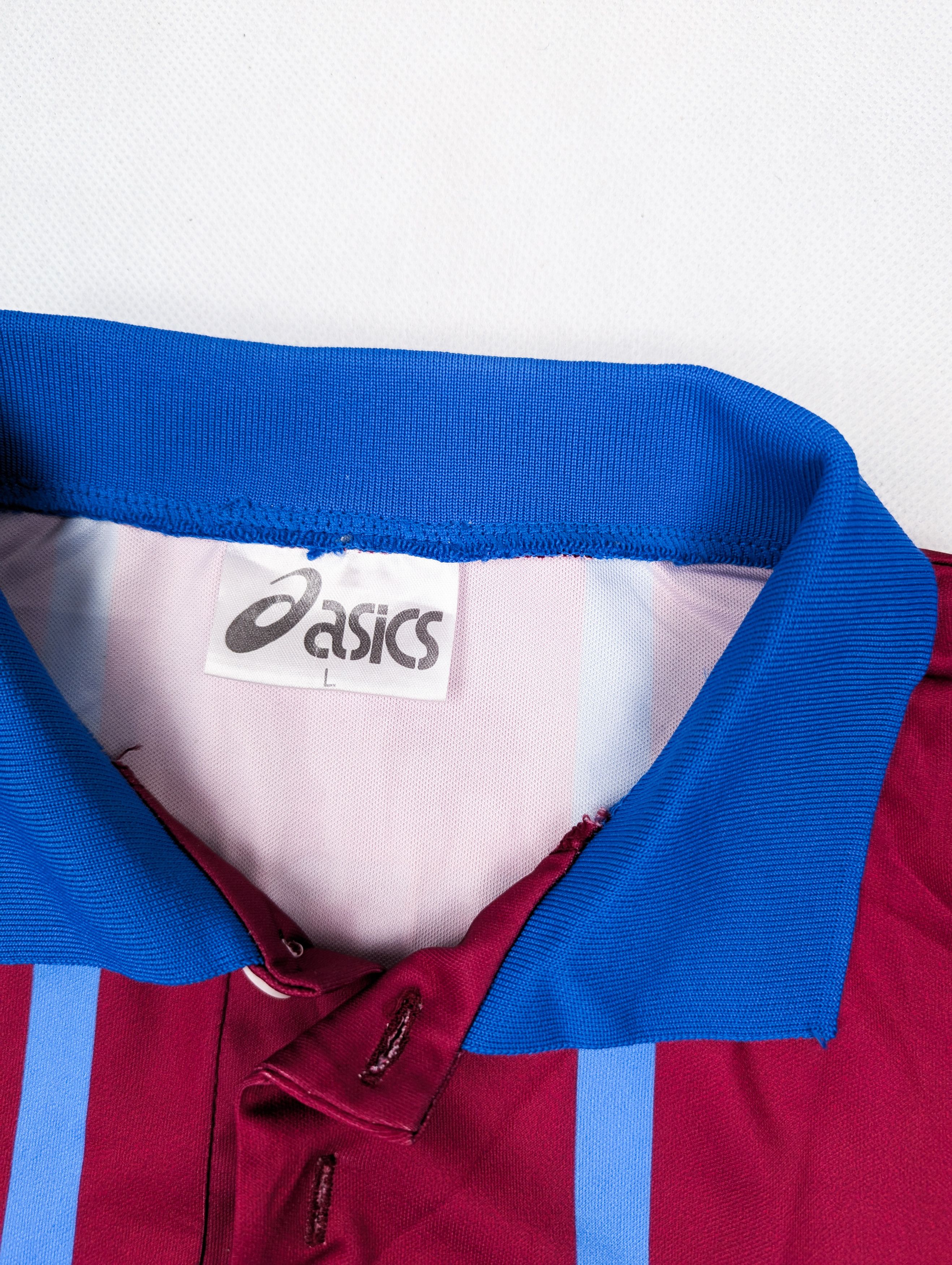 Asics Aston Villa McGrath soccer football tshirt shirt jersey Size US L / EU 52-54 / 3 - 4 Thumbnail