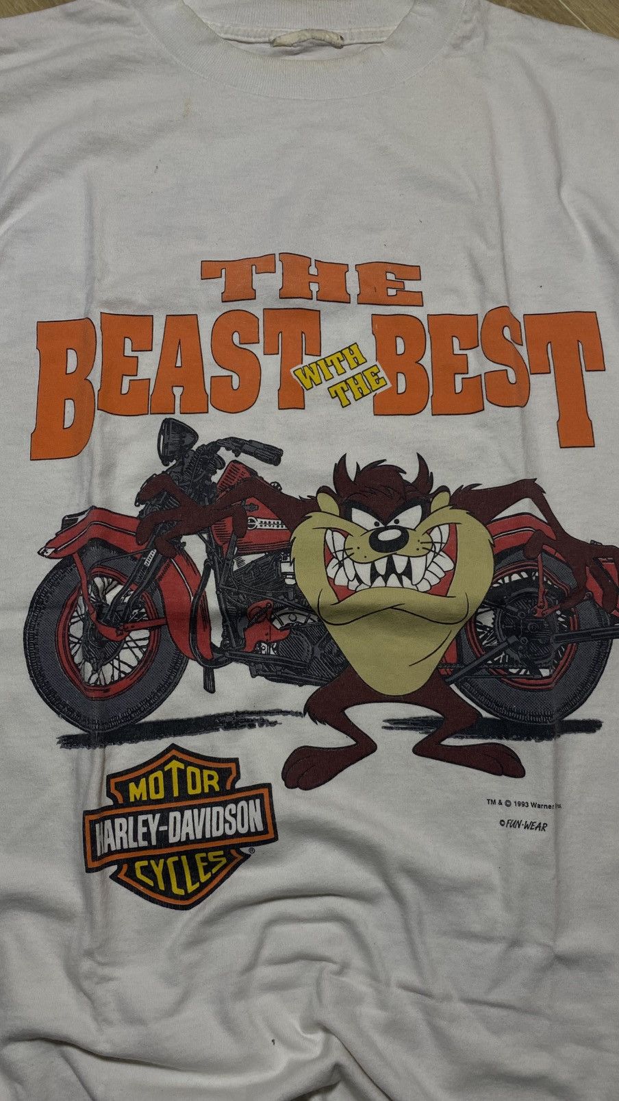 Harley Davidson × Warner Bros Tazmania x Harley Davidson - The Beast With The Best Tee Size US XL / EU 56 / 4 - 3 Thumbnail