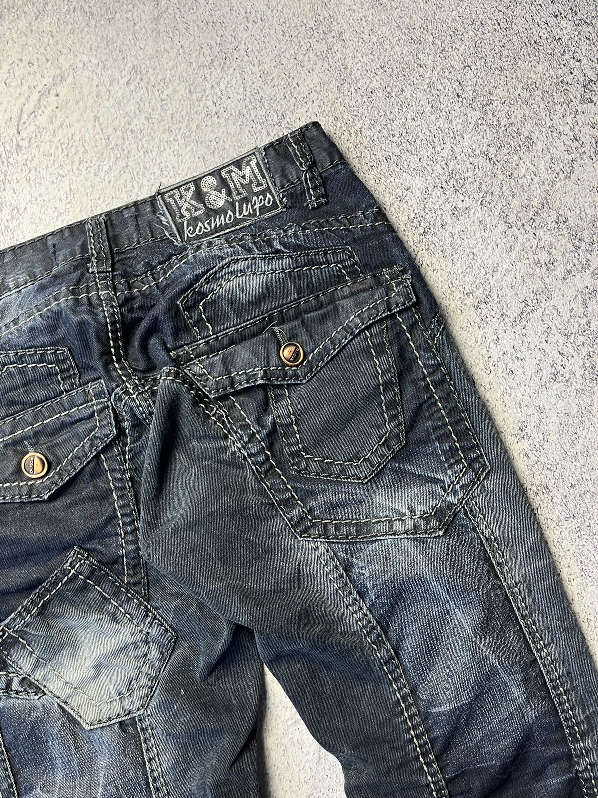 Japanese Brand 0Os VINTAGE Avant Garde Japanese Style Baggy Pants Y2K Size US 32 / EU 48 - 22 Thumbnail