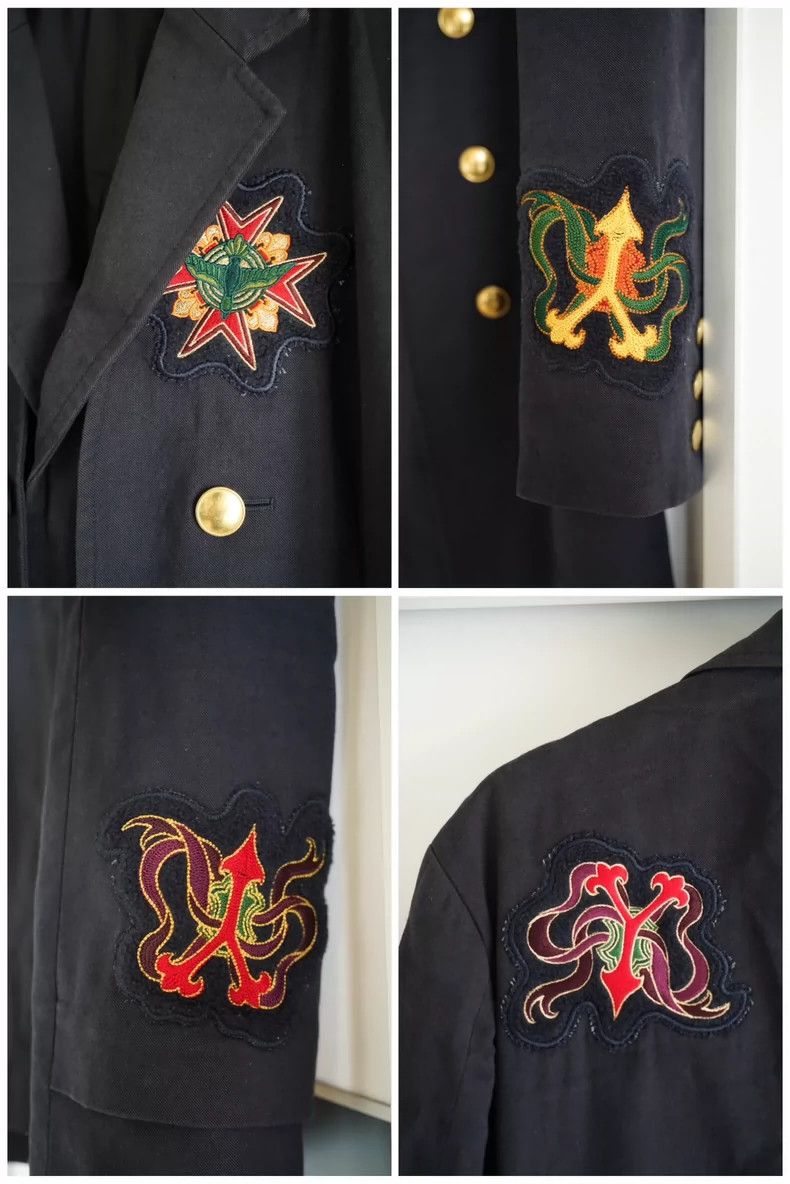 Yohji Yamamoto Yohji Yamamoto 12aw Gold Button Knight Badge Double Coat 25 Size US M / EU 48-50 / 2 - 5 Thumbnail