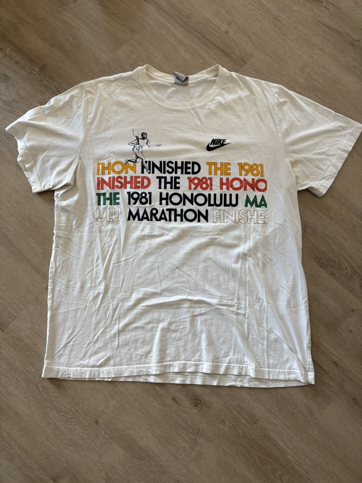 NIKE HONOLULU MARATHON 銀タグ 90’s USA Tシャツ nina de coito 埼玉県 志木 通販 90年代 DEADSTOCK NIKE ナイキ