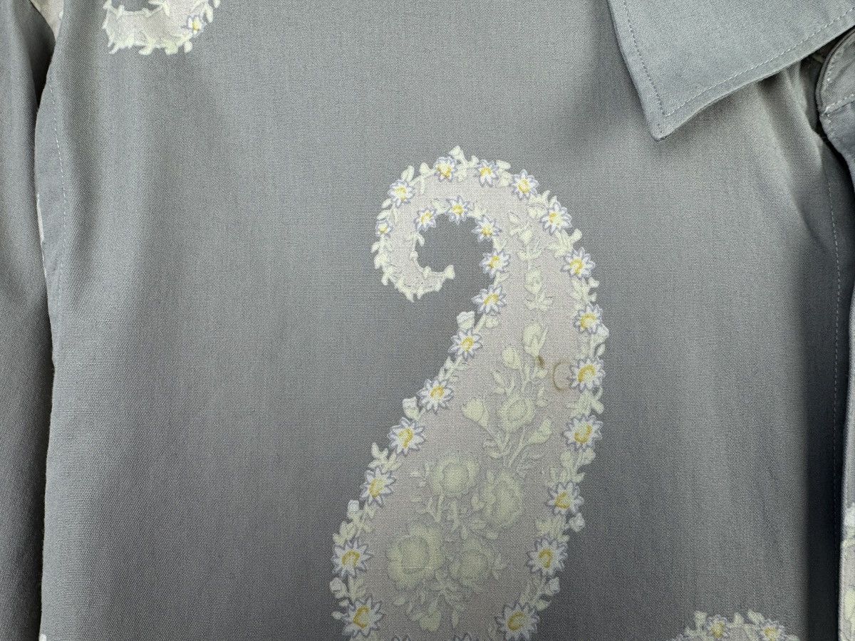 Club Monaco Club Monaco Paisley Button Up Shirt Gray Casual Men’s Size US M / EU 48-50 / 2 - 6 Thumbnail