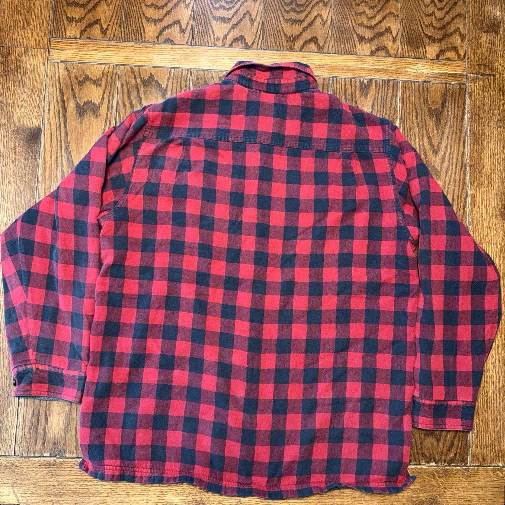 Vintage LL Bean Shacket Mens Large Red Buffalo Plaid Fleece Lined Flannel Shirt Mens Large Red Buffalo Plaid Shacket LL Bean Shirt Size US L / EU 52-54 / 3 - 5 Thumbnail