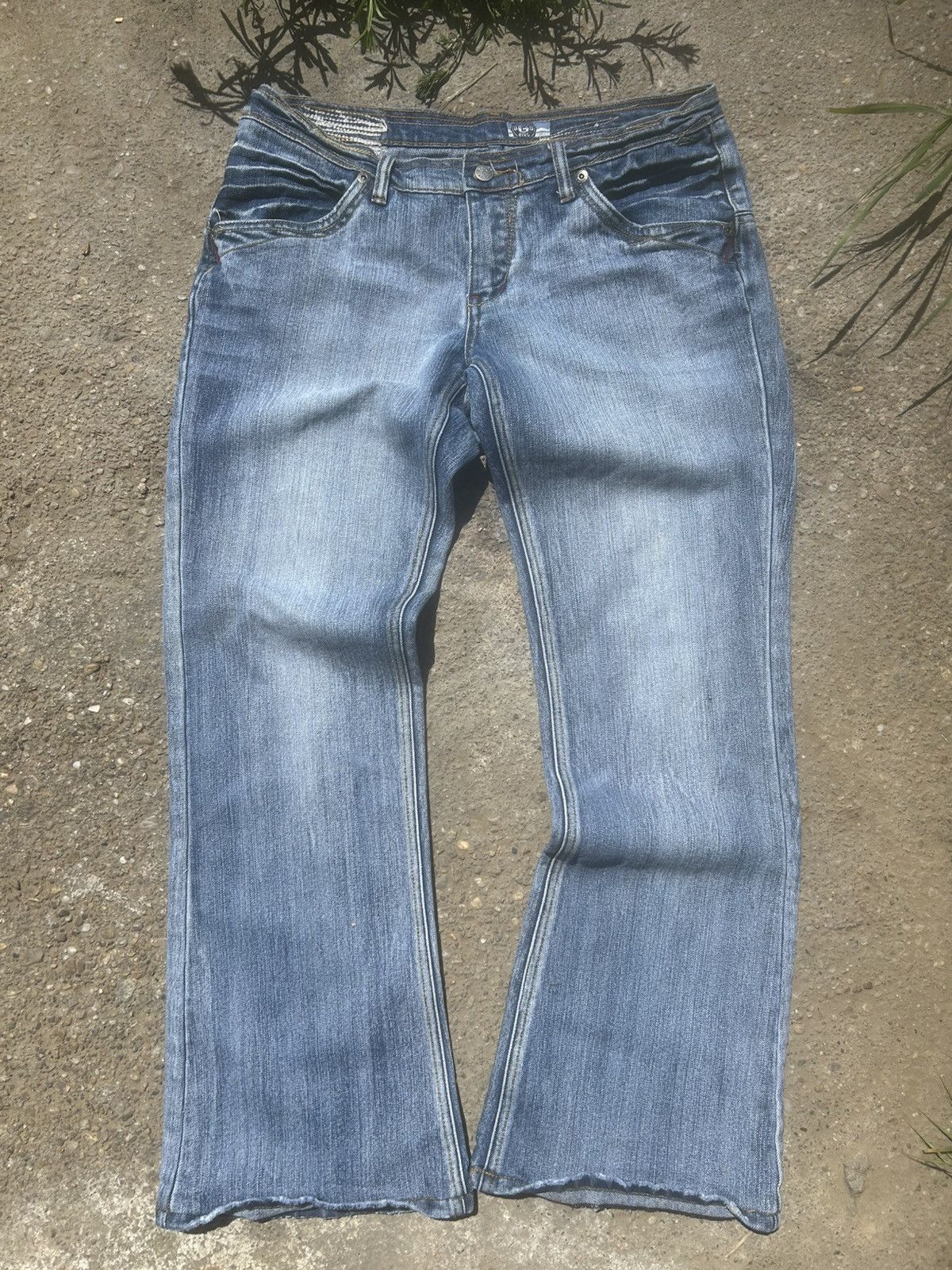 Vintage Vintage Flared Denim Size 34" / US 12 / IT 48 - 1 Thumbnail