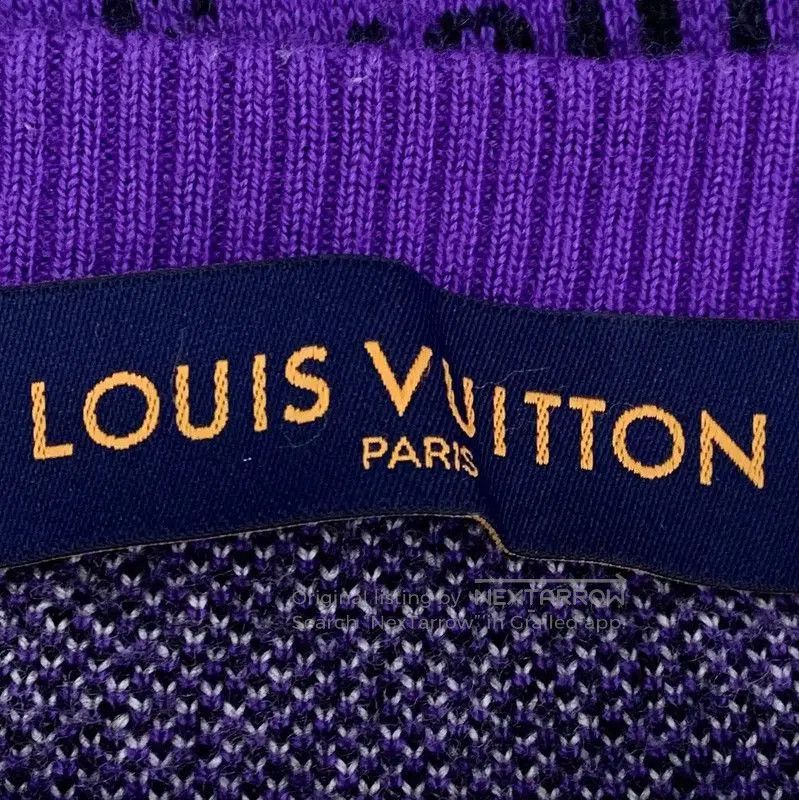 Louis Vuitton Louis Vuitton Purple Cotton Knit Sweater for Women . Size M / US 6-8 / IT 42-44 - 6 Thumbnail