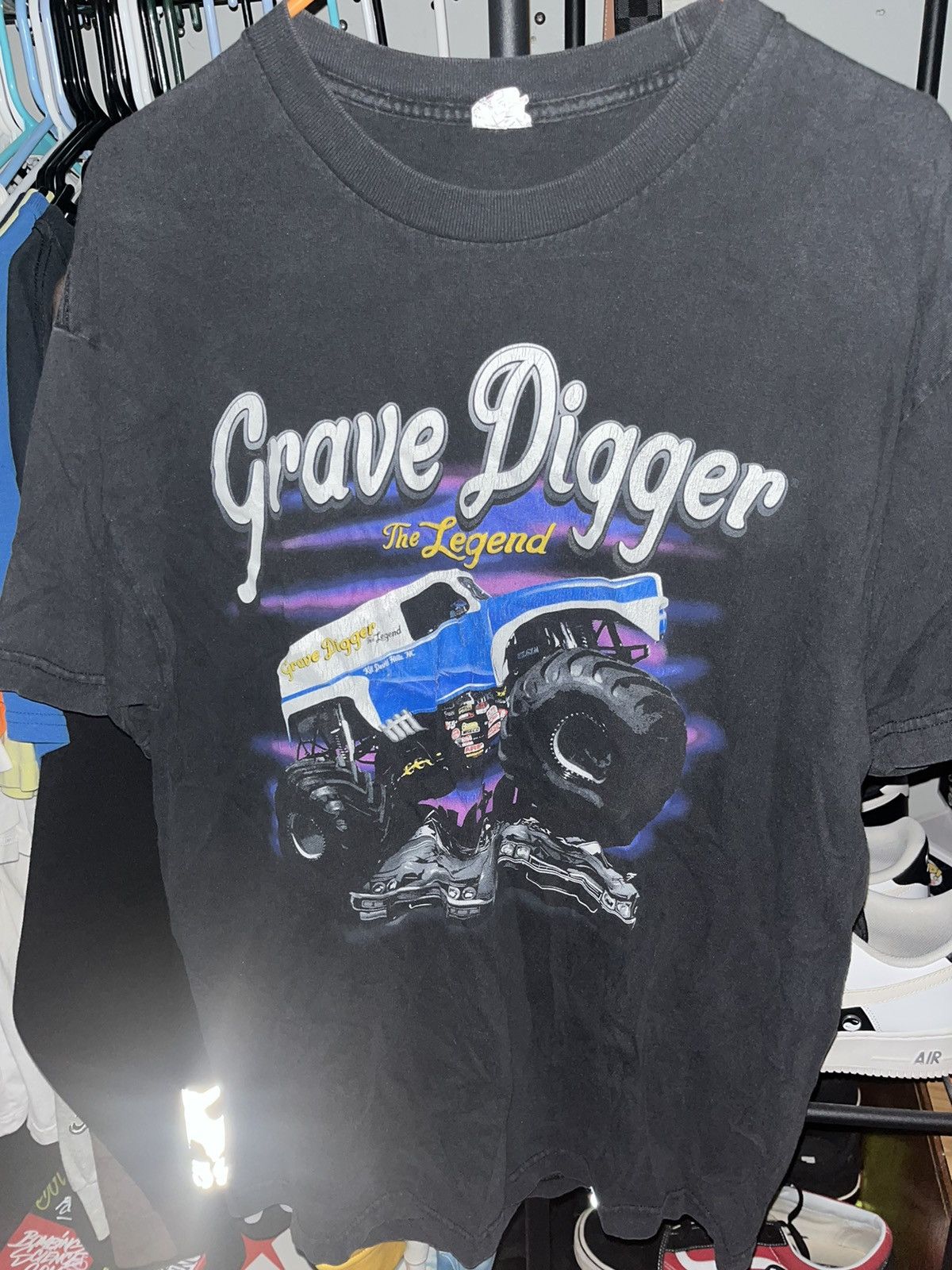 Vintage Vintage Monster Jam Grave Digger The Legend T Shirt Size US L / EU 52-54 / 3 - 1 Preview