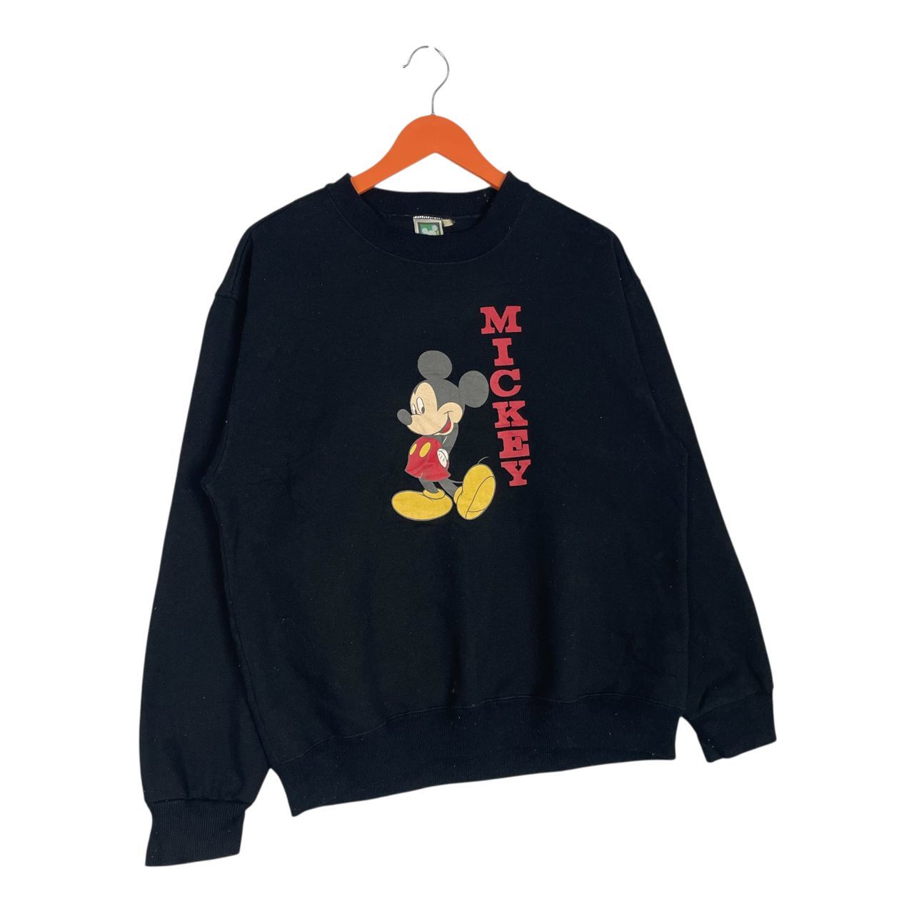 Mickey Mouse Vintage Mickey Mouse Big Printed Logo Pullover Sweatshirt Size US L / EU 52-54 / 3 - 3 Thumbnail