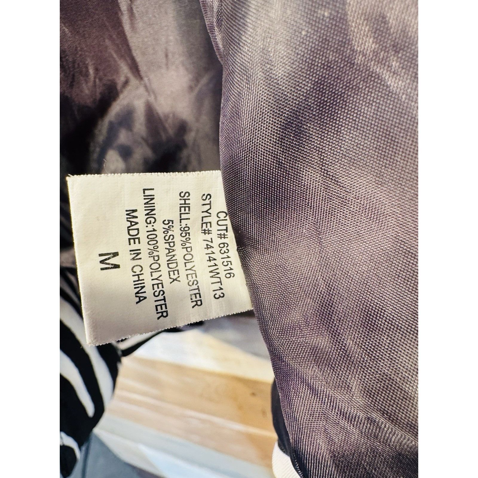 Other Heart Soul Black & White Zebra Stripes Button Up Coat Jacket Size M / US 6-8 / IT 42-44 - 7 Thumbnail