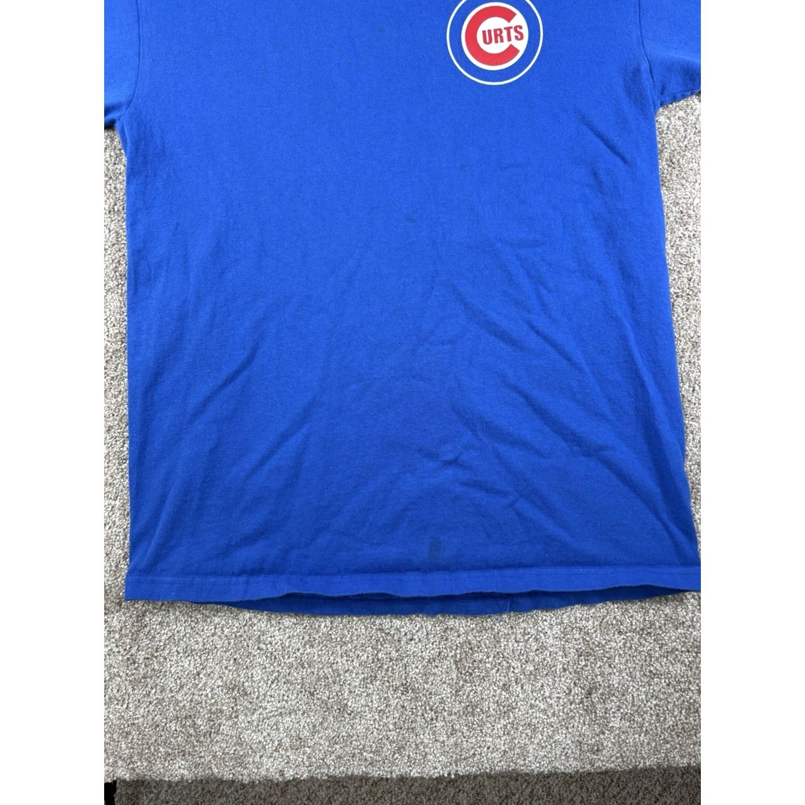 Anvil VINTAGE Captain Curt's Siesta Key Major League Seafood T-Shirt Unisex Adults M Blue MLB Cubs Graphic Print Regular Fit Anvil Size M Shirt Size US M / EU 48-50 / 2 - 5 Thumbnail