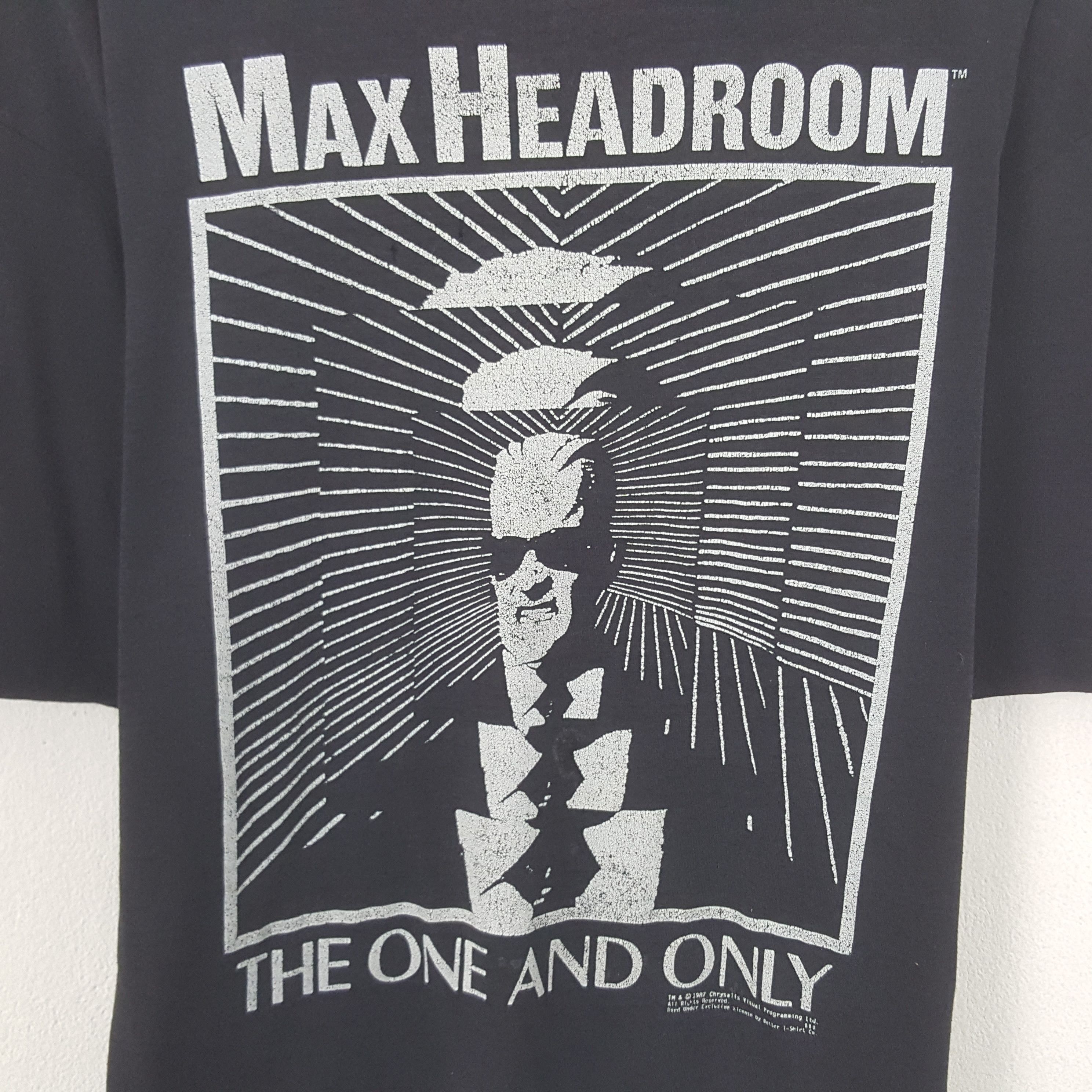 Vintage Vintage 97’s Max Headroom American Fictional Character Tees Size US L / EU 52-54 / 3 - 2 Thumbnail