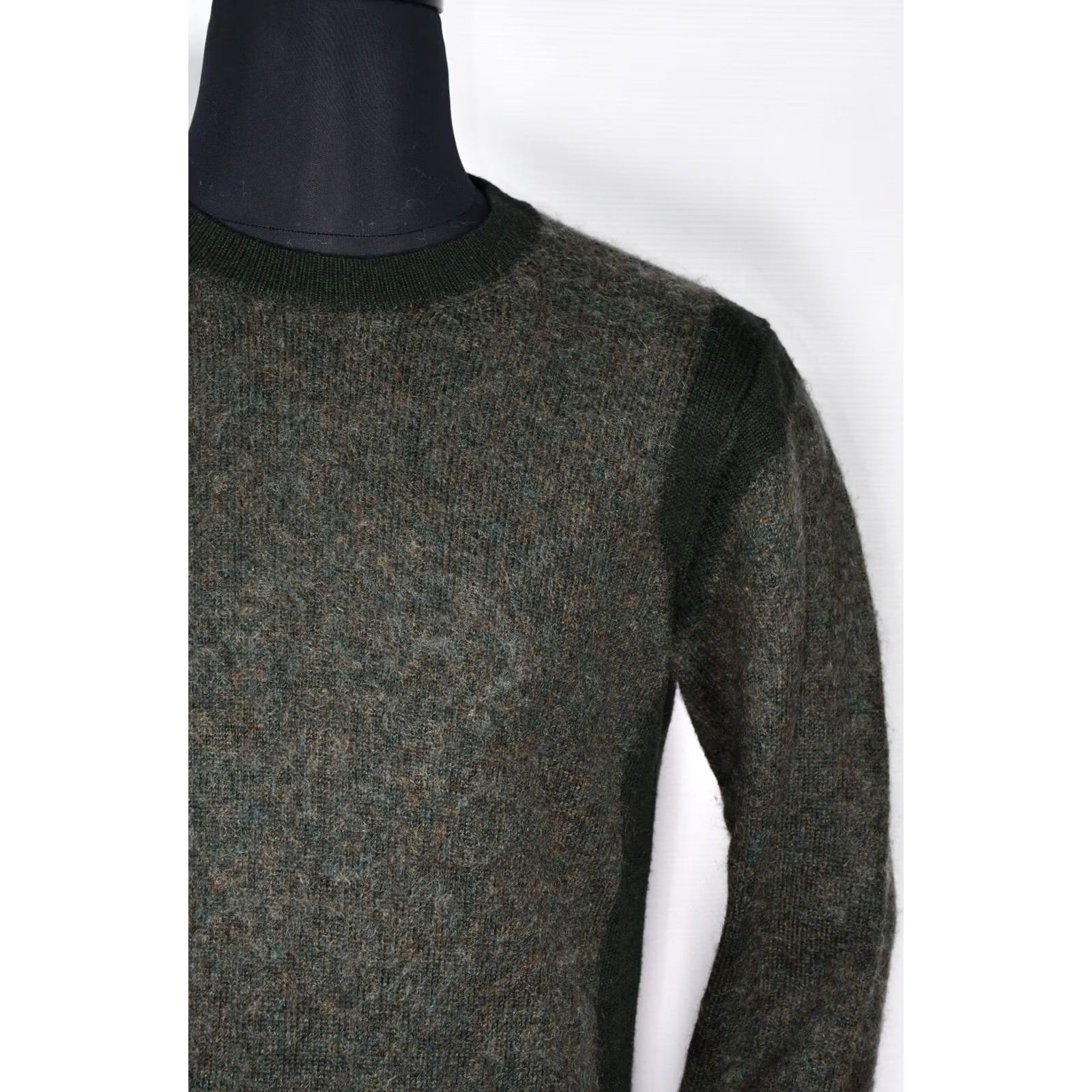 Acne Studios ACNE STUDIOS TRICK PANELED WOOLBLEND SWEATER M Green XS-XL? (Original only) Size US M / EU 48-50 / 2 - 7 Thumbnail