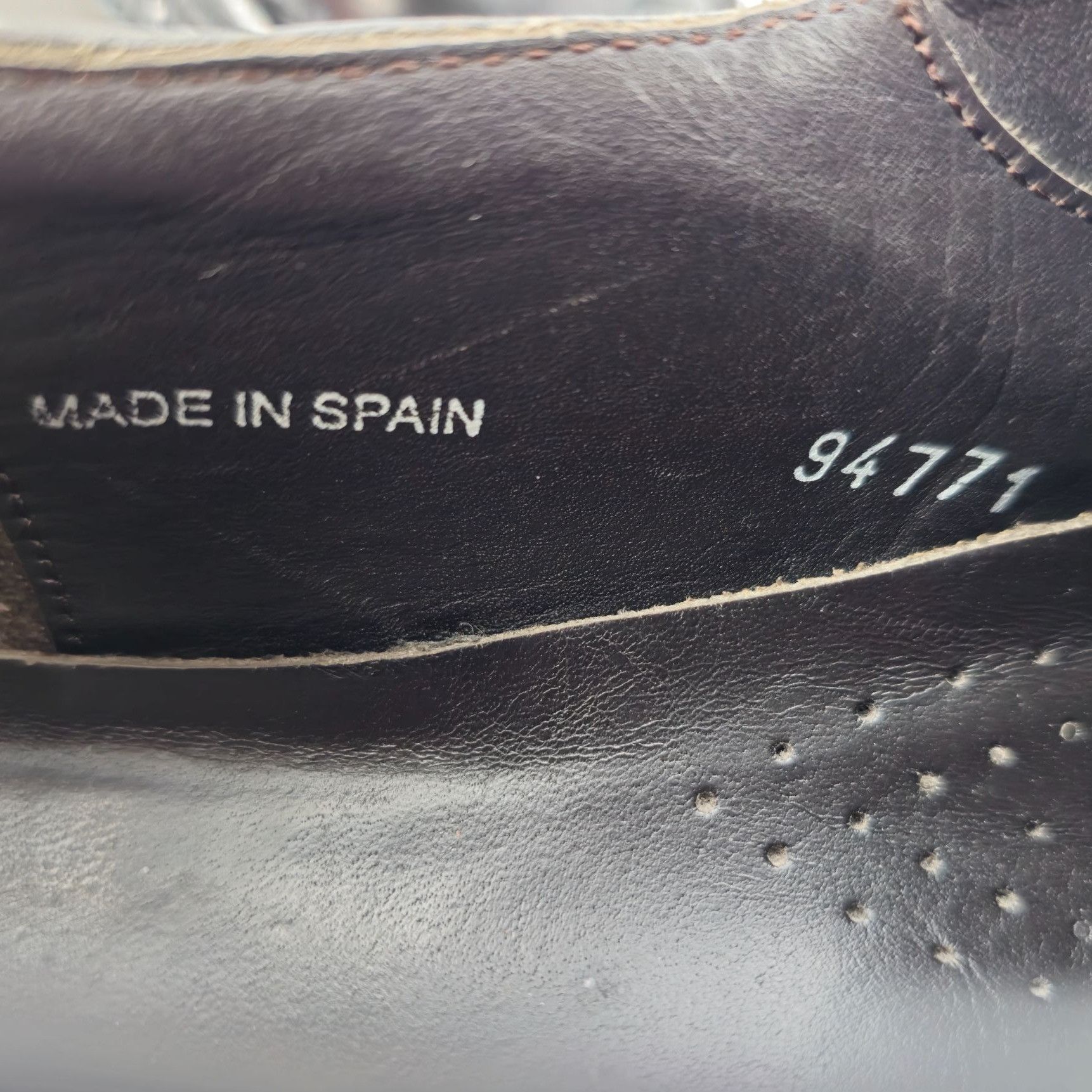 Mezlan Mezlan Black Textured Deerskin Dress Shoes Mens 12M Lepanto Size US 12 / EU 45 - 11 Thumbnail