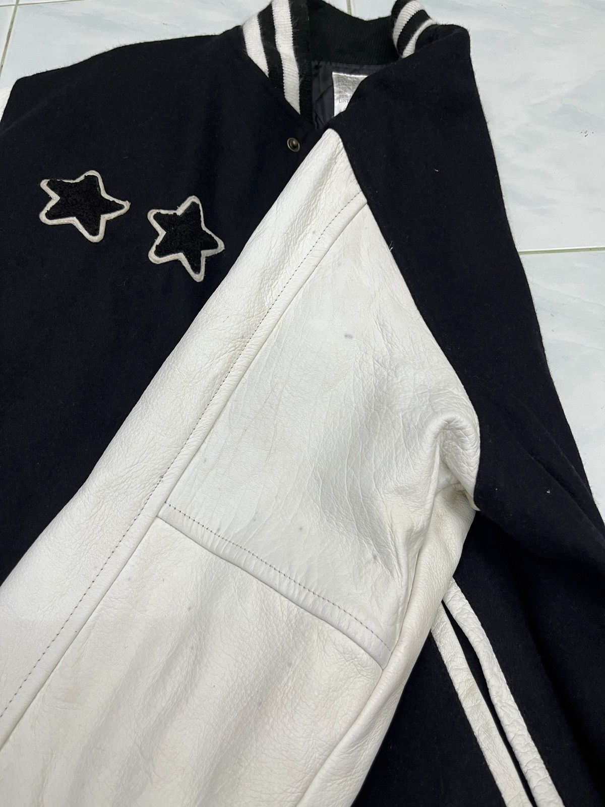 Other 🔥🔥🔥STEALS VARSITY LEATHER SLEEVE JACKET Size US M / EU 48-50 / 2 - 9 Thumbnail