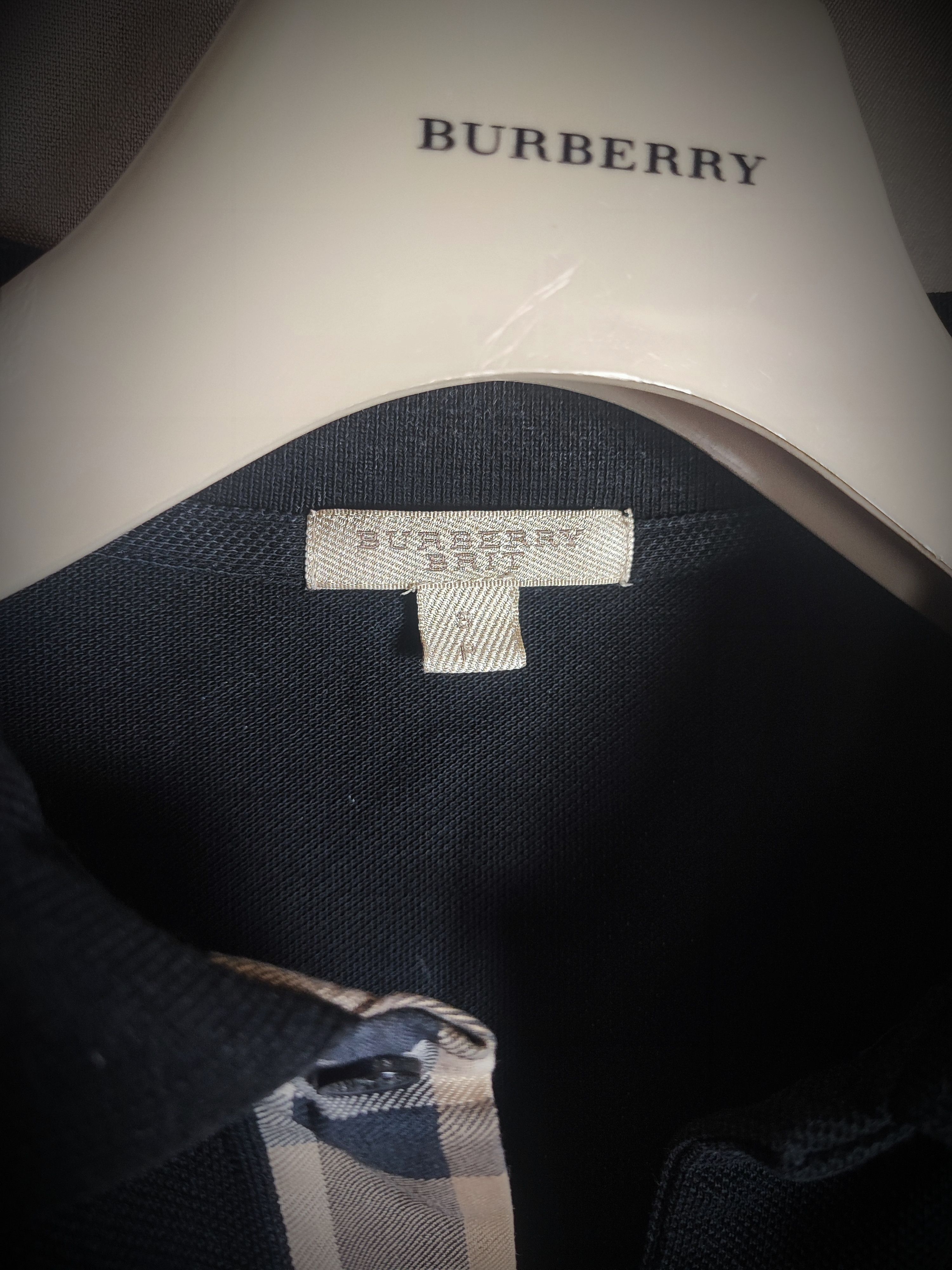 Burberry 🔥 Burberry Polo size S black🔥 Size US S / EU 44-46 / 1 - 5 Thumbnail