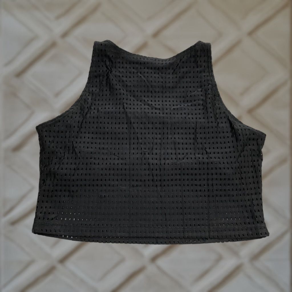 Free People Free People Movement x Onzie Active Cropped Tank Top Womens L Black Athletic Tank Size L / US 10 / IT 46 - 1 Thumbnail