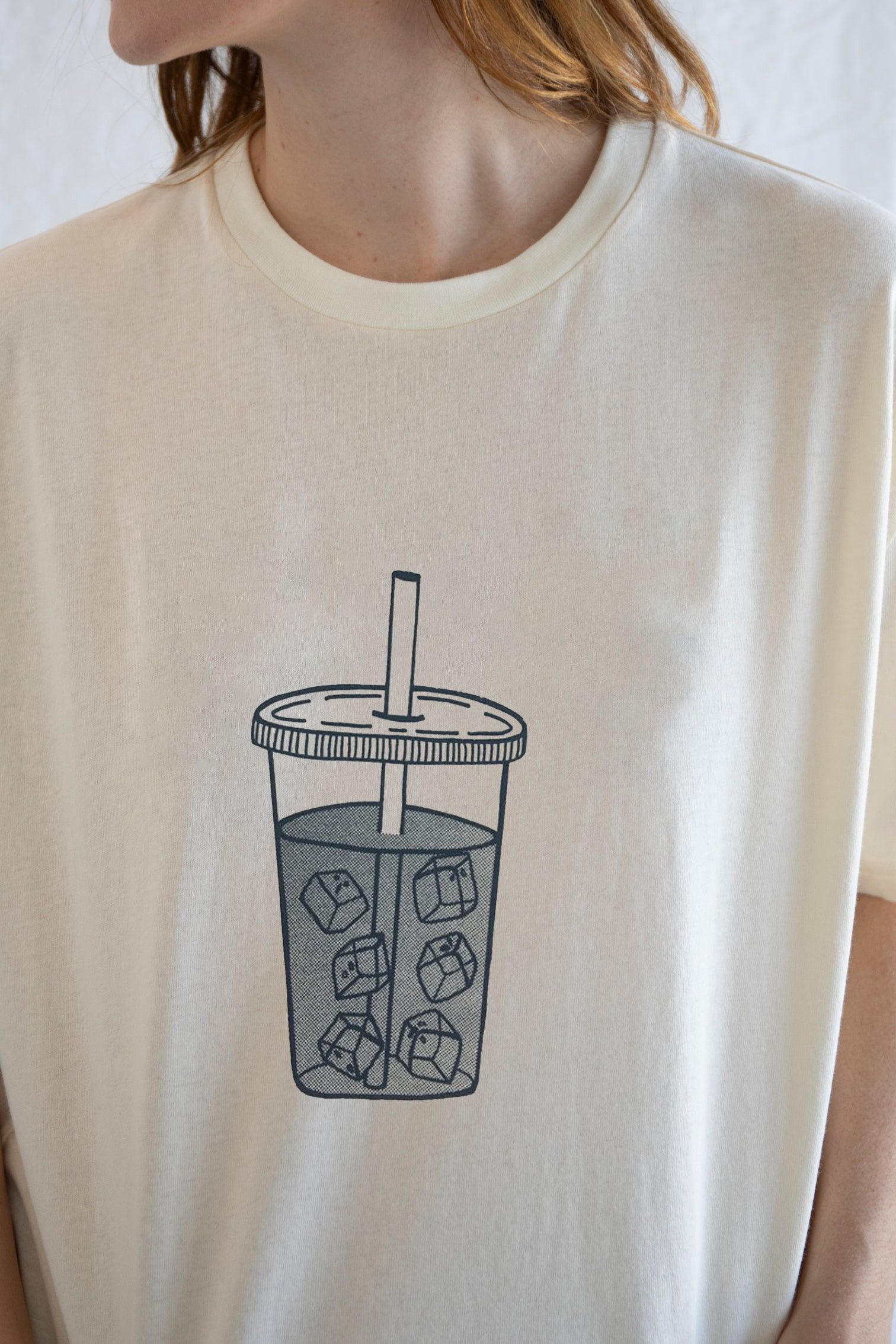 Designer × The Unbranded Brand Coffee T-Shirt, Iced Coffee Graphic Tee, Foodie Shirt Size US M / EU 48-50 / 2 - 3 Thumbnail