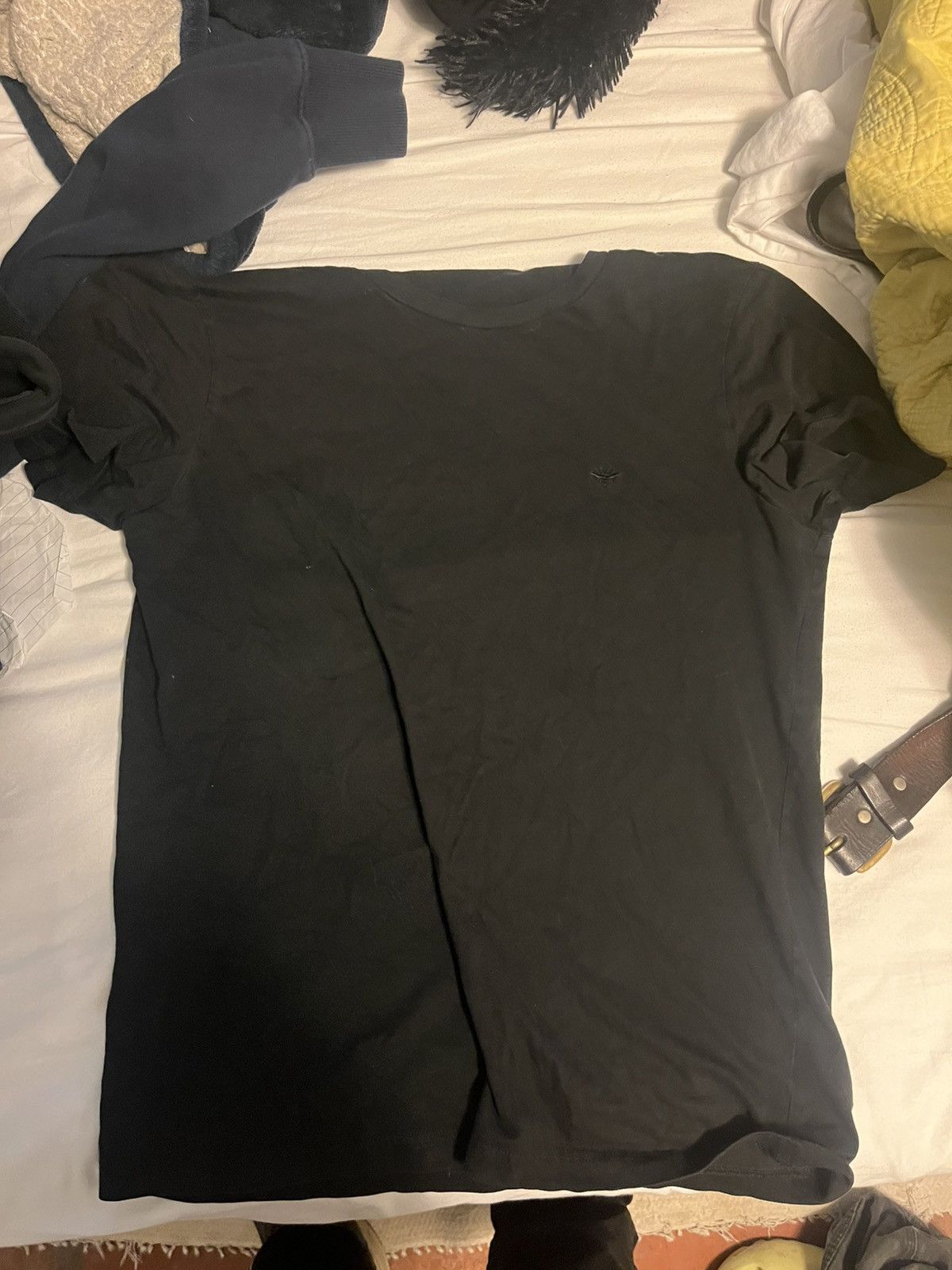 Dior black embroidered dior bee t-shirt Size US M / EU 48-50 / 2 - 1 Thumbnail