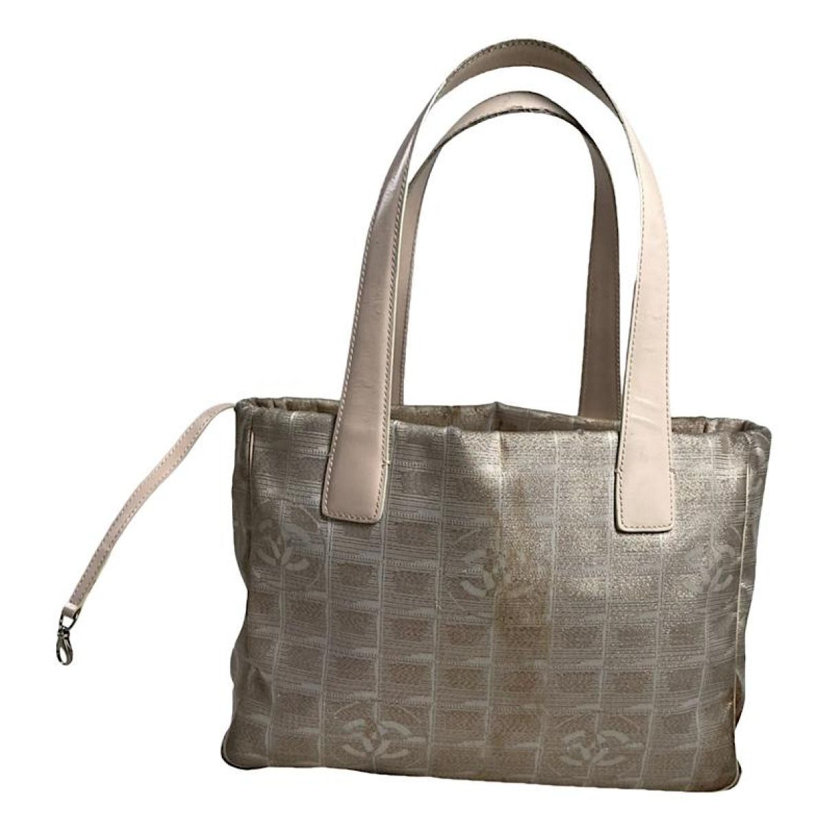 Cambon Silver Polyester Handbag
