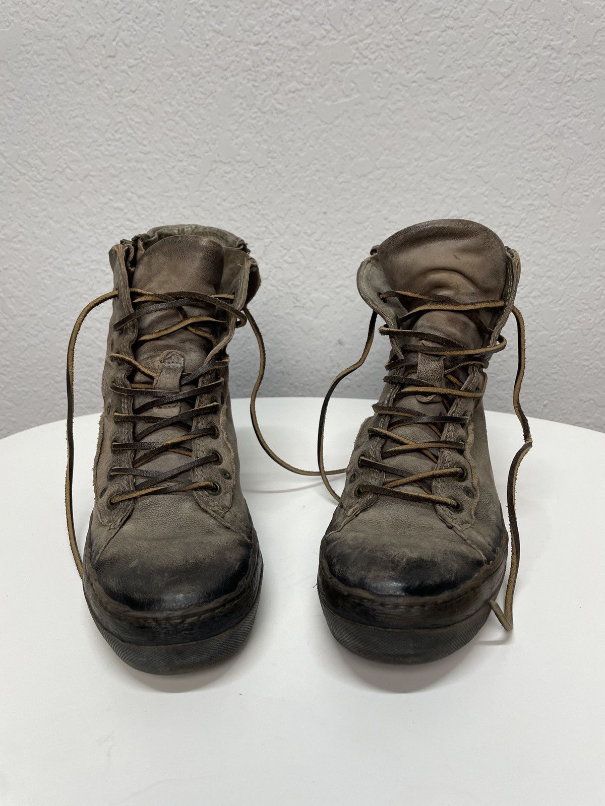A.S.98 Vintage AS98 Buckle Biker Boots Rick Owens Style Airstep Size US 8 / IT 38 - 3 Thumbnail