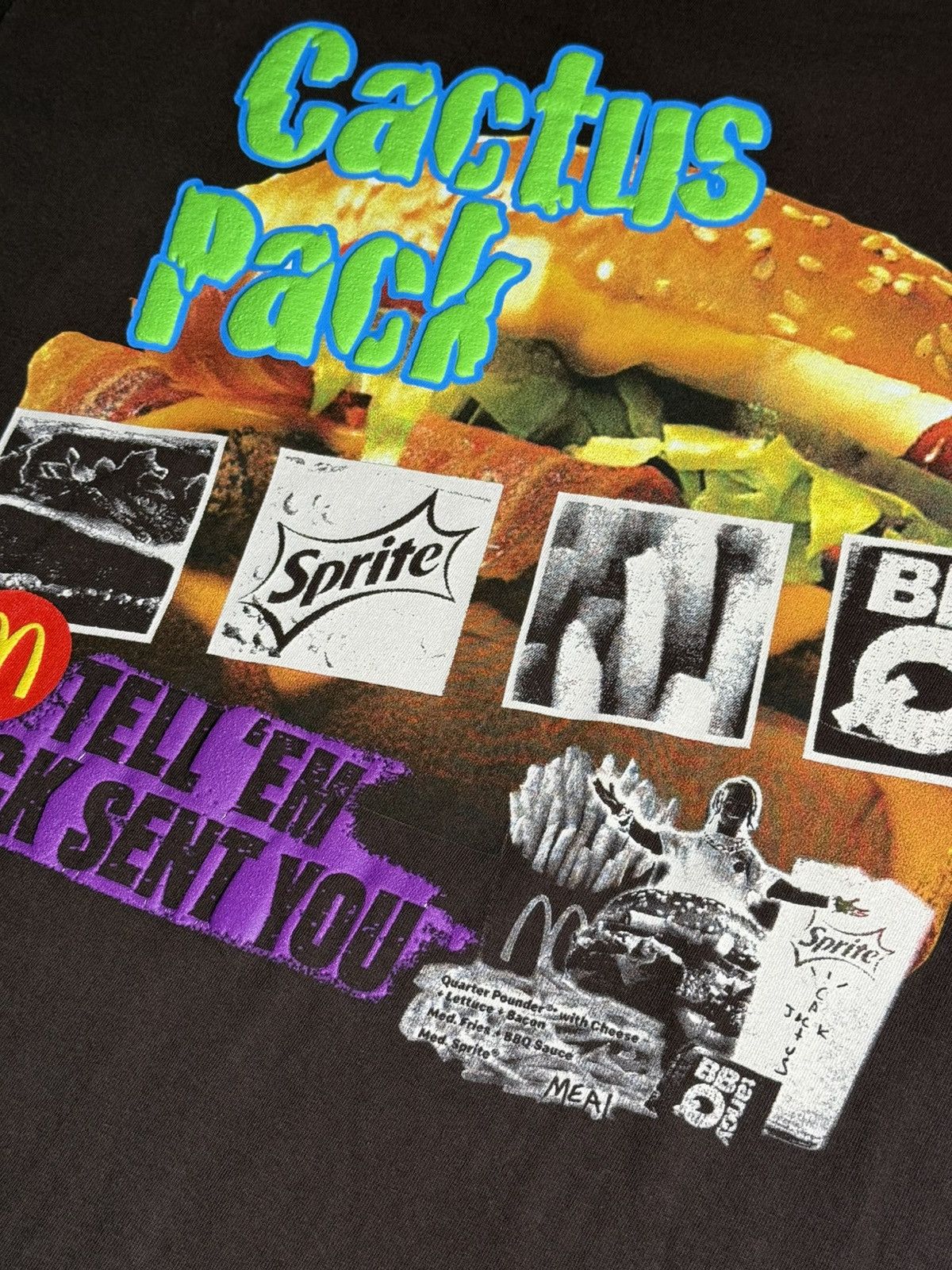 Travis Scott Travis Scott x McDonalds $6 Pack Tee "Brown" [XL] PREOWNED Size US XL / EU 56 / 4 - 4 Thumbnail