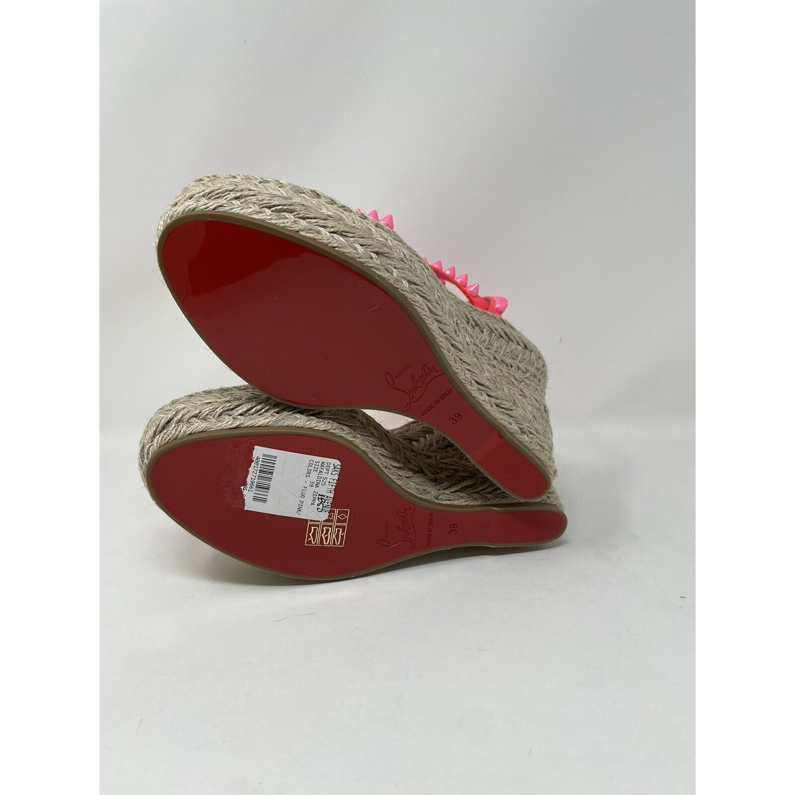 Christian Louboutin Christian Louboutin Mafaldina Zeppa 120 Pink NIB 39 Size US 9 / IT 39 - 9 Thumbnail