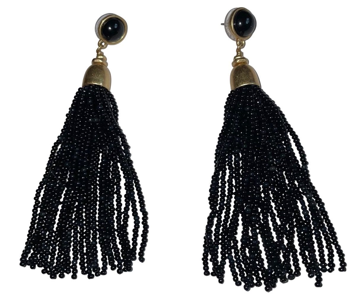 Other Stella & Dot Gita Hand Beaded Tassel Earrings Size ONE SIZE - 5 Thumbnail