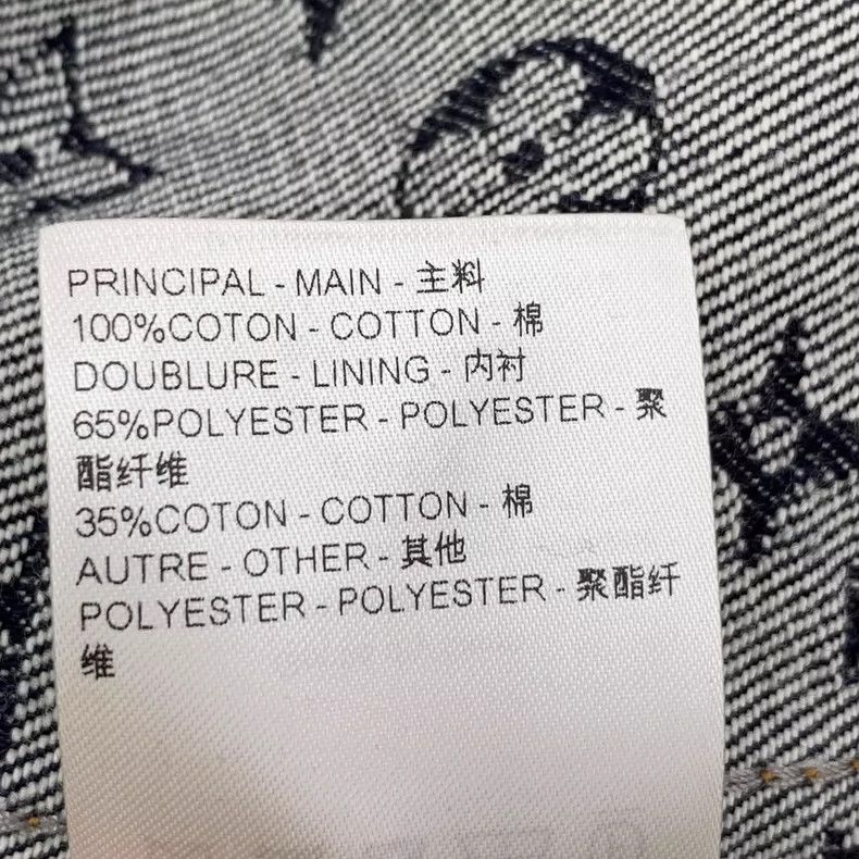 Louis Vuitton Louis Vuitton 24 blue logo full-print cotton denim jacket Size US M / EU 48-50 / 2 - 8 Thumbnail